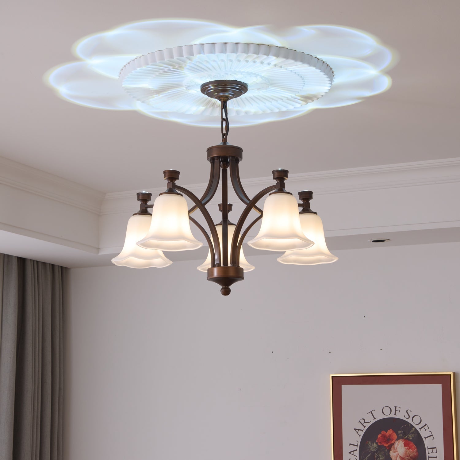 Viloros Traditioneller Premium-Kronleuchter aus Glockenglas-Letslighting
