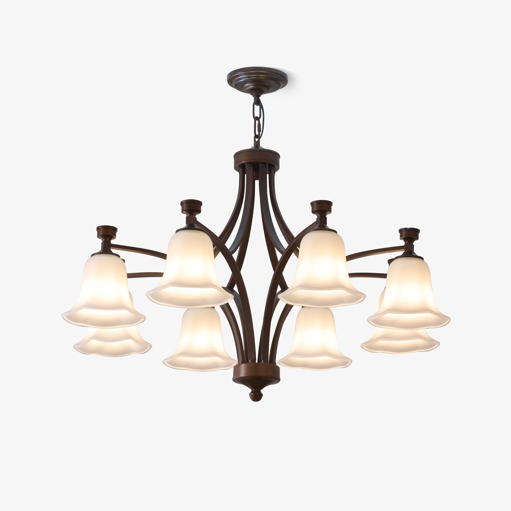 Viloros Traditioneller Premium-Kronleuchter aus Glockenglas-Letslighting