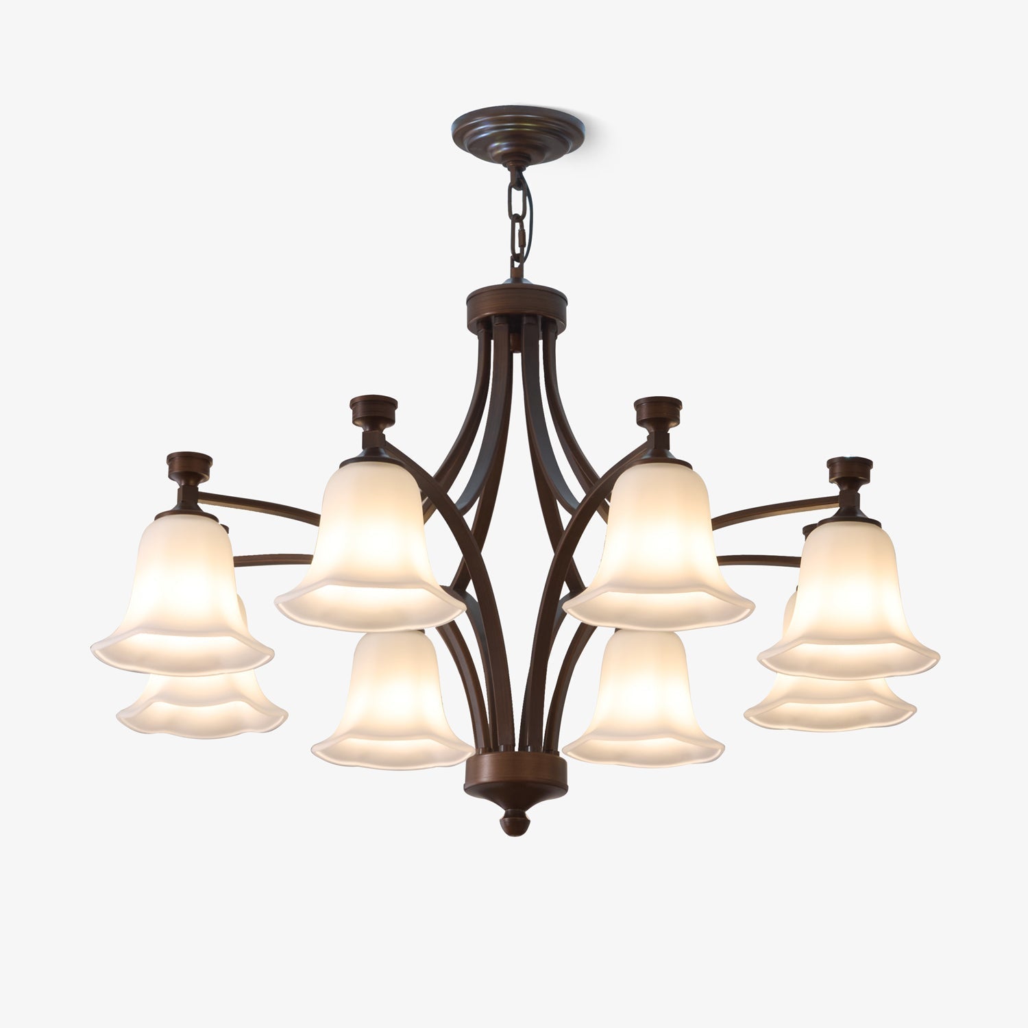 Viloros Traditioneller Premium-Kronleuchter aus Glockenglas-Letslighting