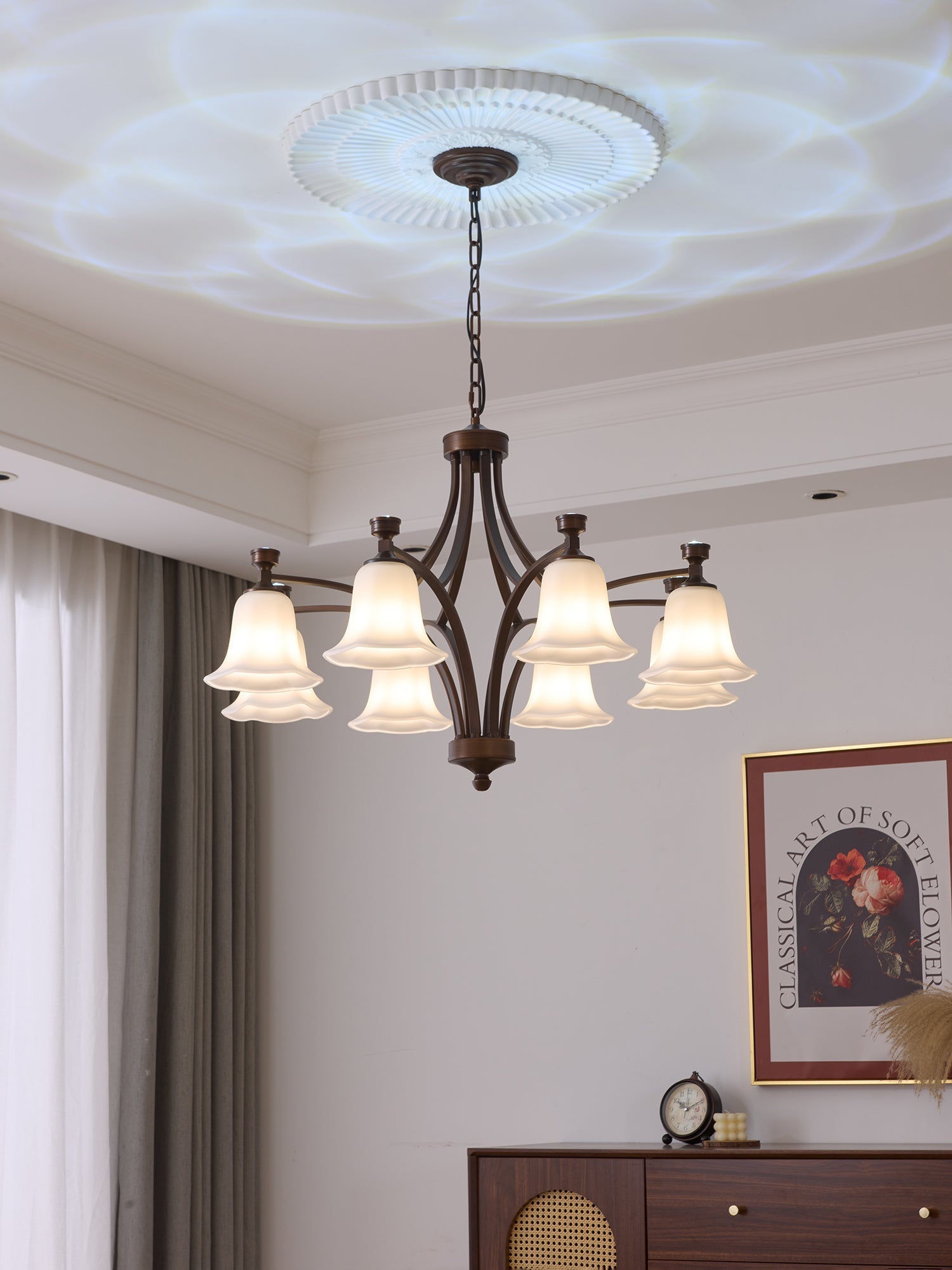 Viloros Traditioneller Premium-Kronleuchter aus Glockenglas-Letslighting