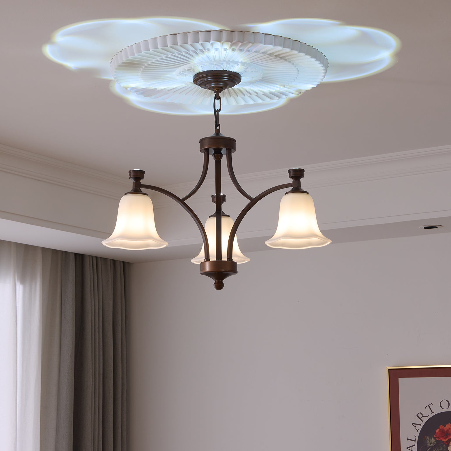 Viloros Traditioneller Premium-Kronleuchter aus Glockenglas-Letslighting