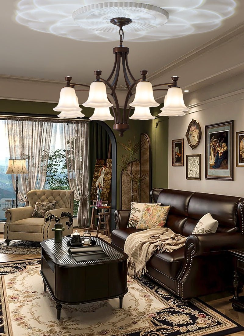 Viloros Traditioneller Premium-Kronleuchter aus Glockenglas-Letslighting