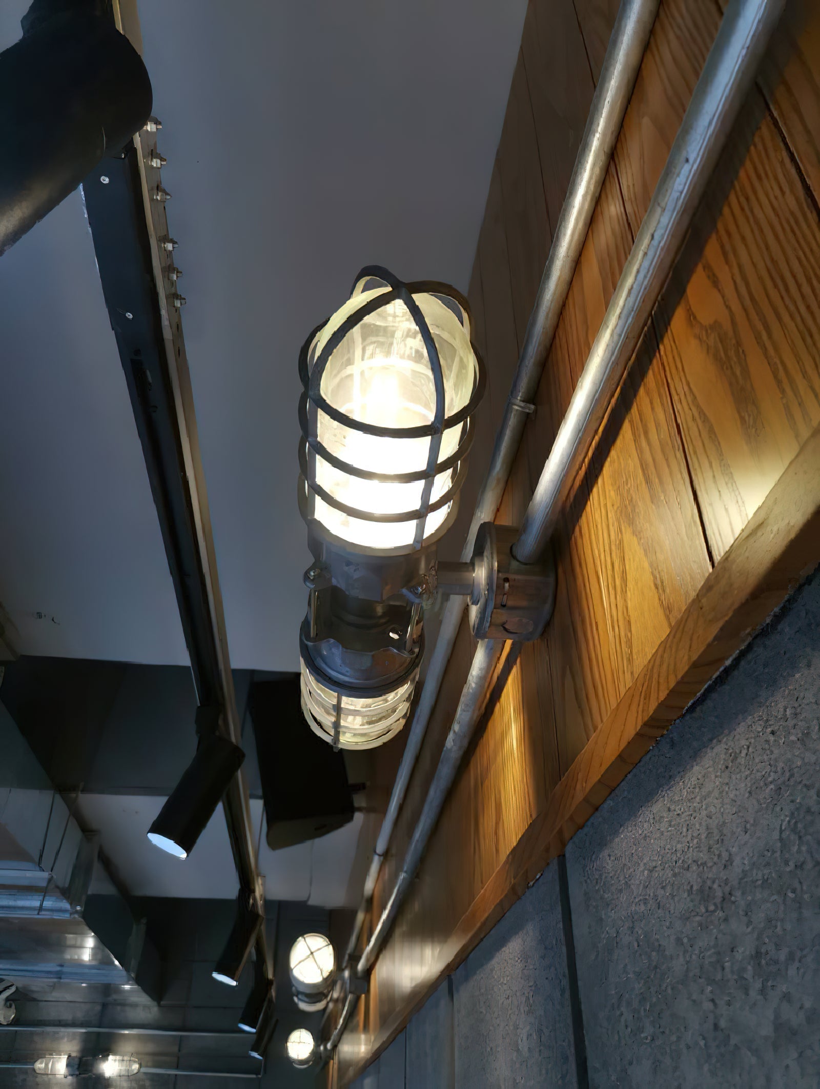 Ozorel Vintage Glas Wandleuchte-Letslighting