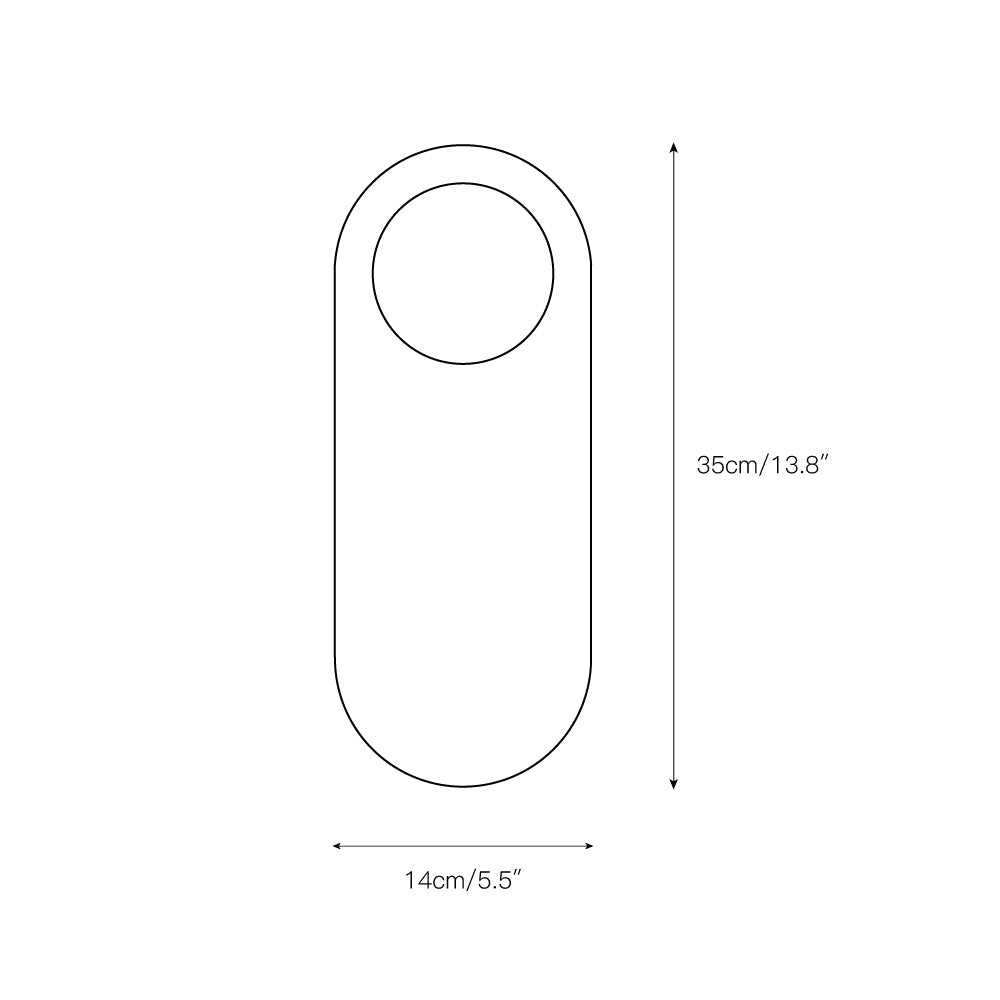 Lucie Premium Nordic Oval Marble Glass Wall Lamp - Letslighting