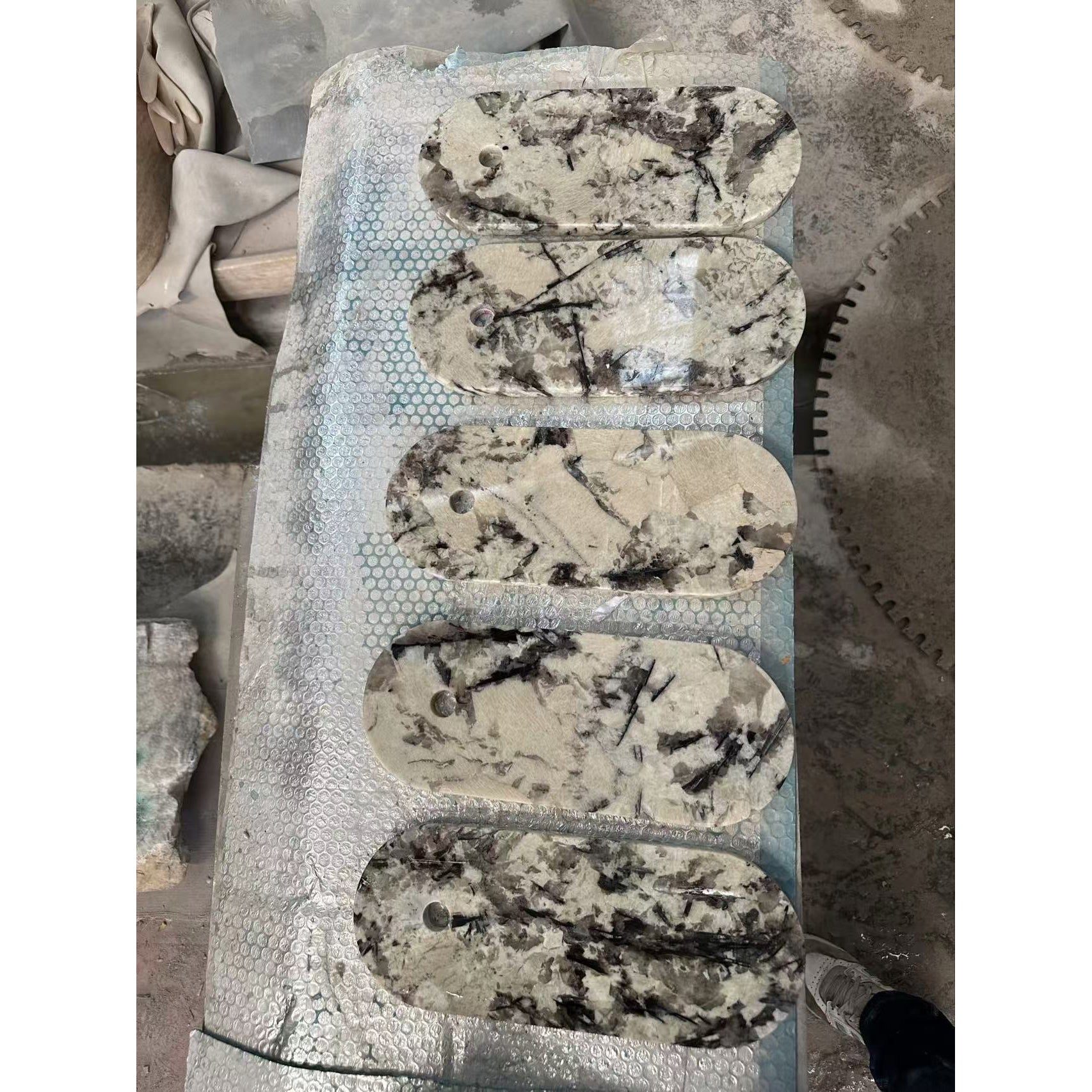 Lucie Premium Nordic Oval Marble Glass Wall Lamp - Letslighting