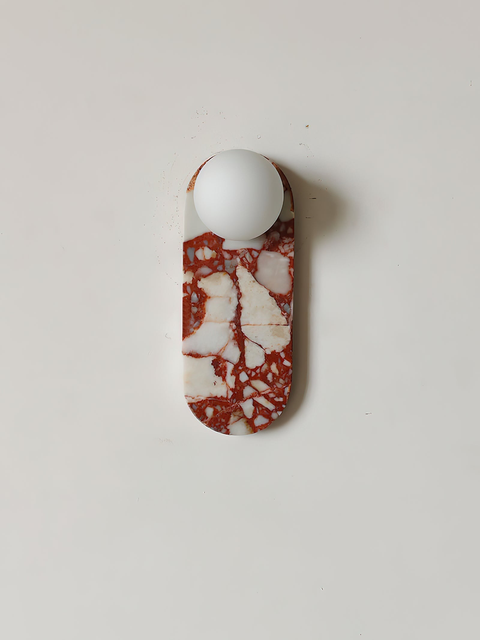 Olnoreth Premium Nordic Art Marble Glass Wall Lamp - Letslighting