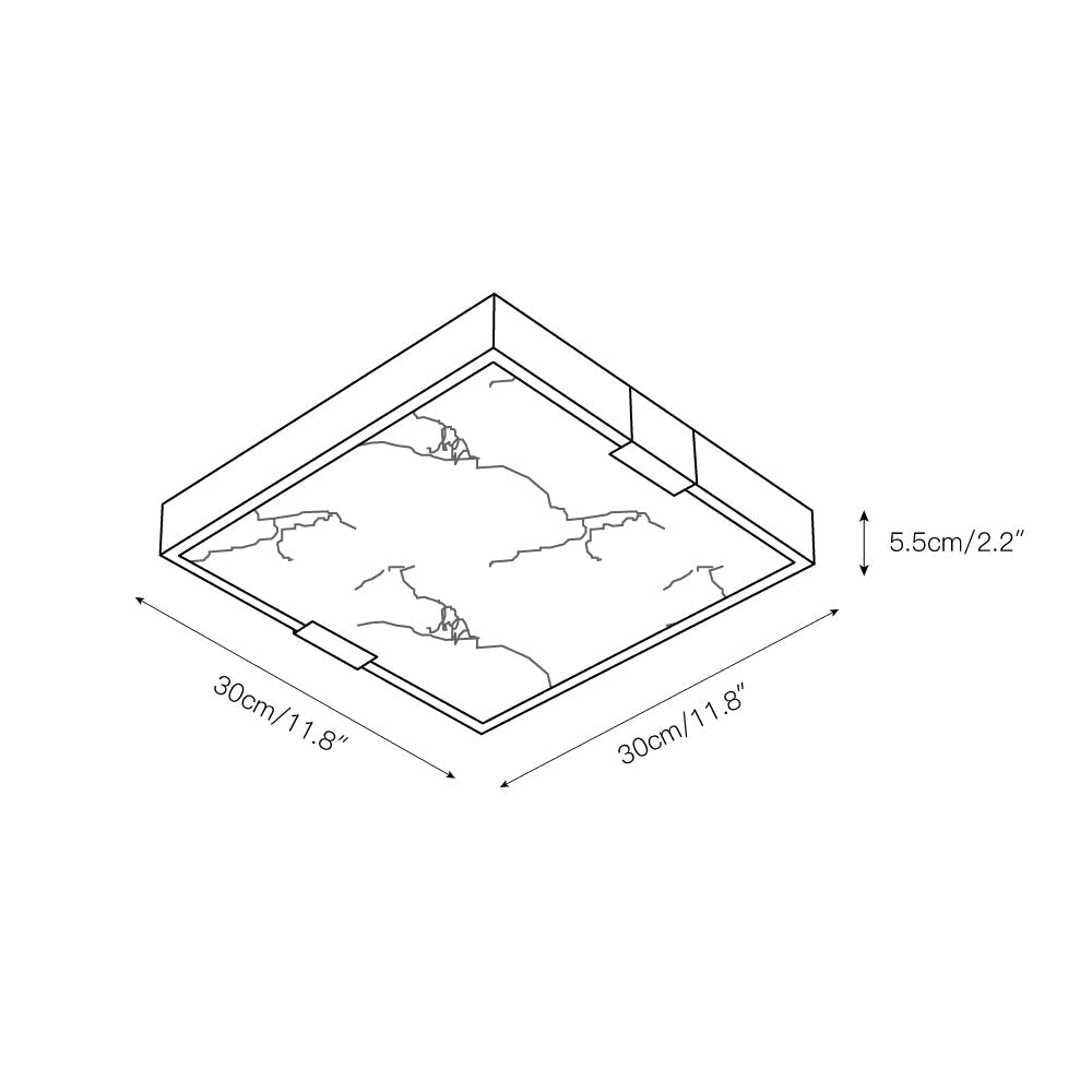 Uphaara Modern Minimalist Alabaster Ceiling Light - Letslighting