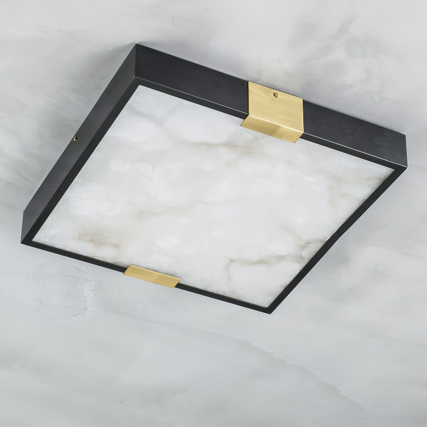Uphaara Modern Minimalist Alabaster Ceiling Light - Letslighting