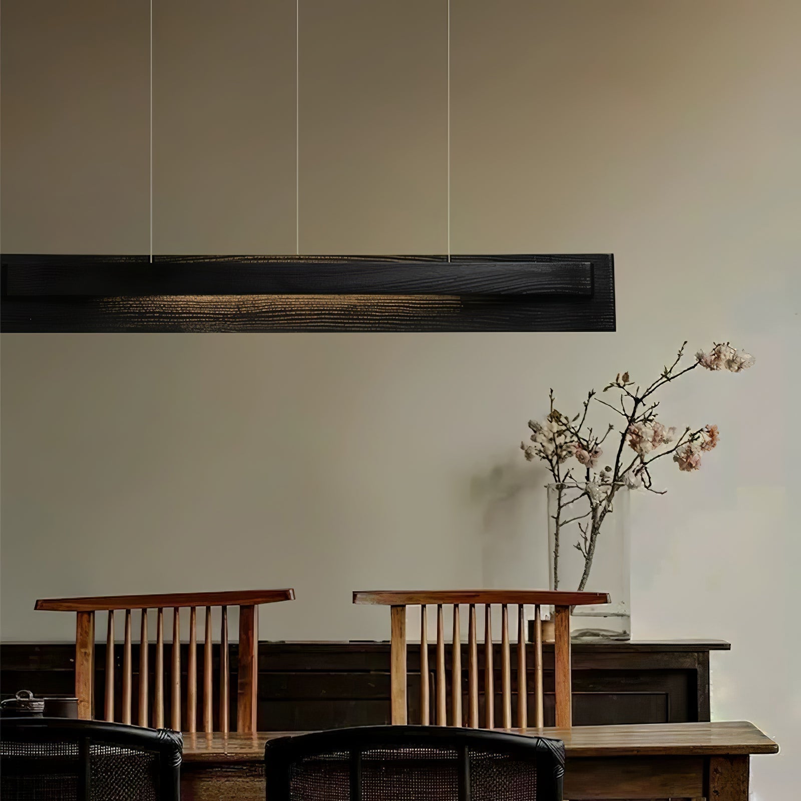 Zaraeyra Minimalistisch Holz Pendelleuchte-Letslighting