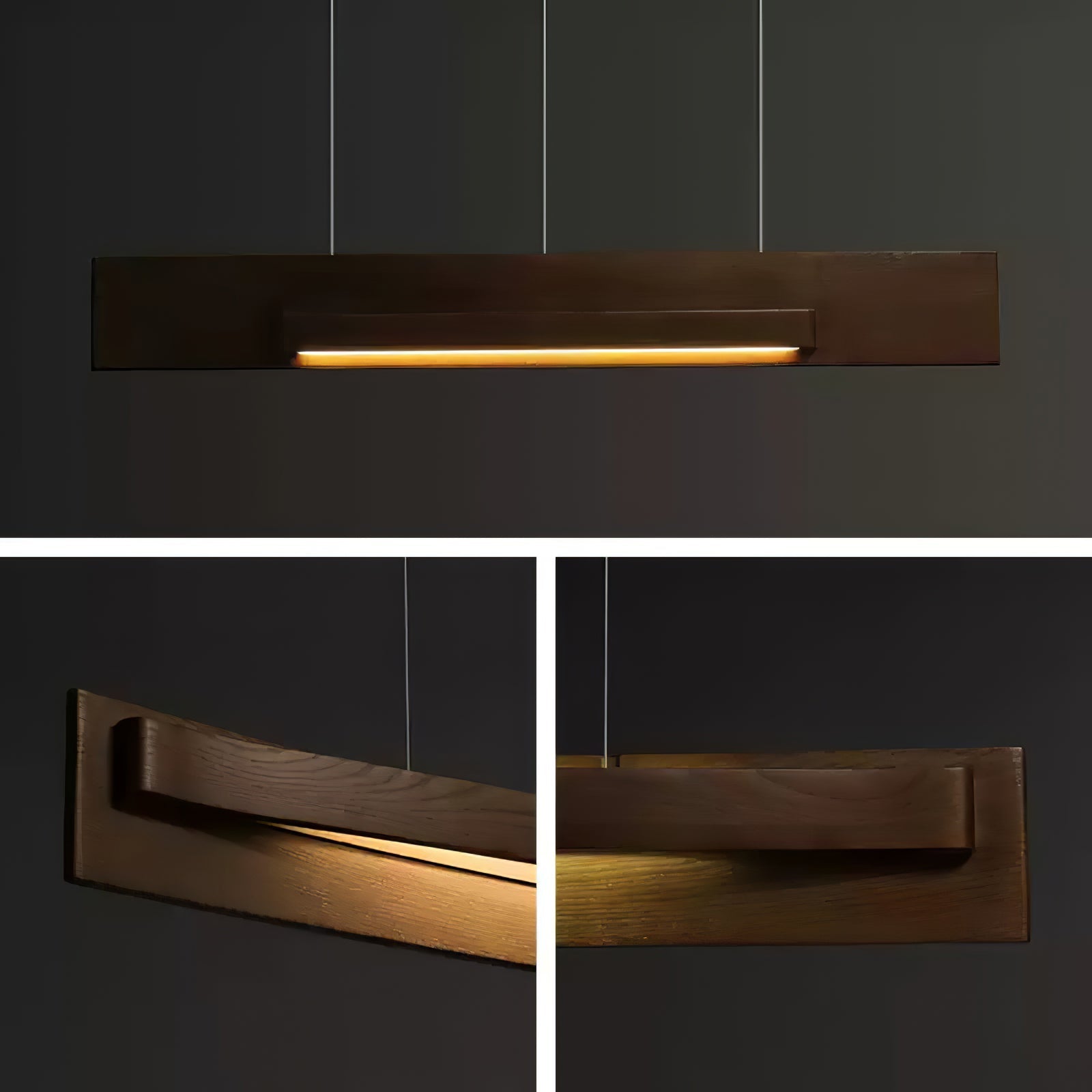 Zaraeyra Minimalistisch Holz Pendelleuchte-Letslighting