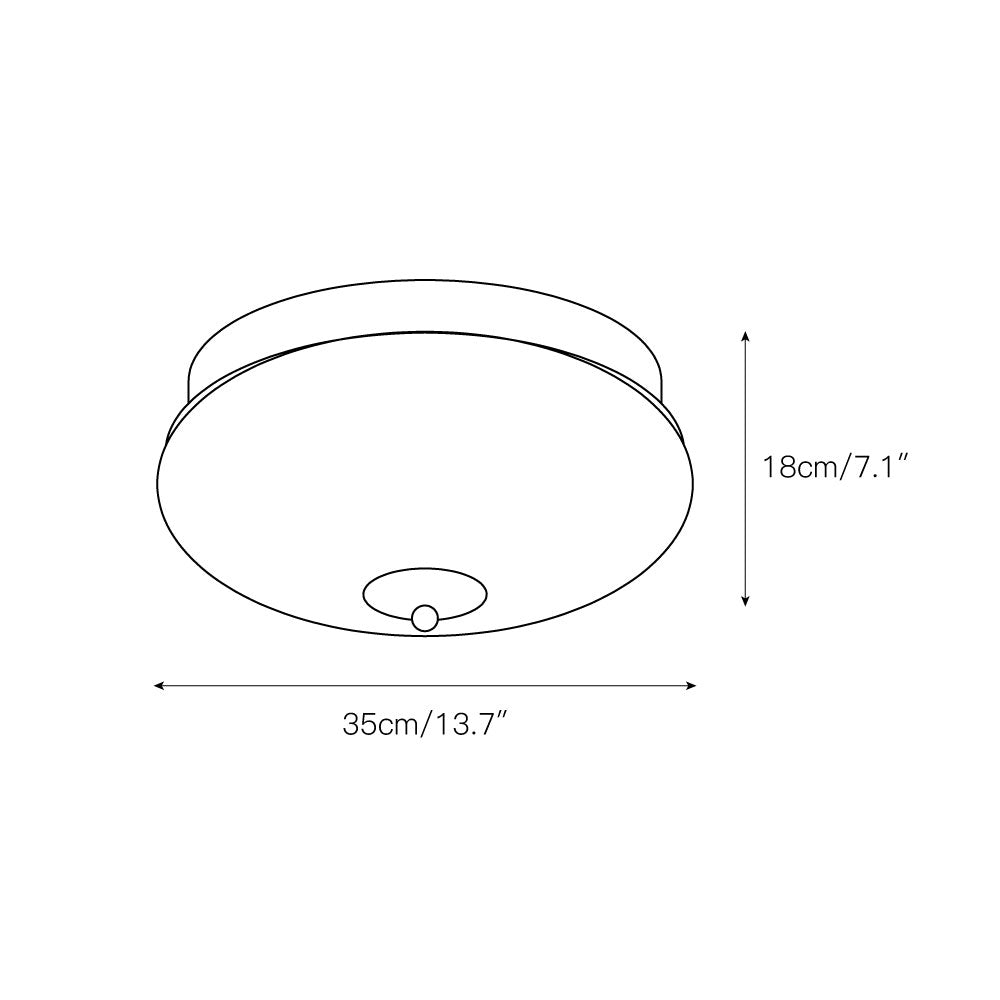 Vatalisra Minimalistische Deckenleuchte aus Glas-Letslighting