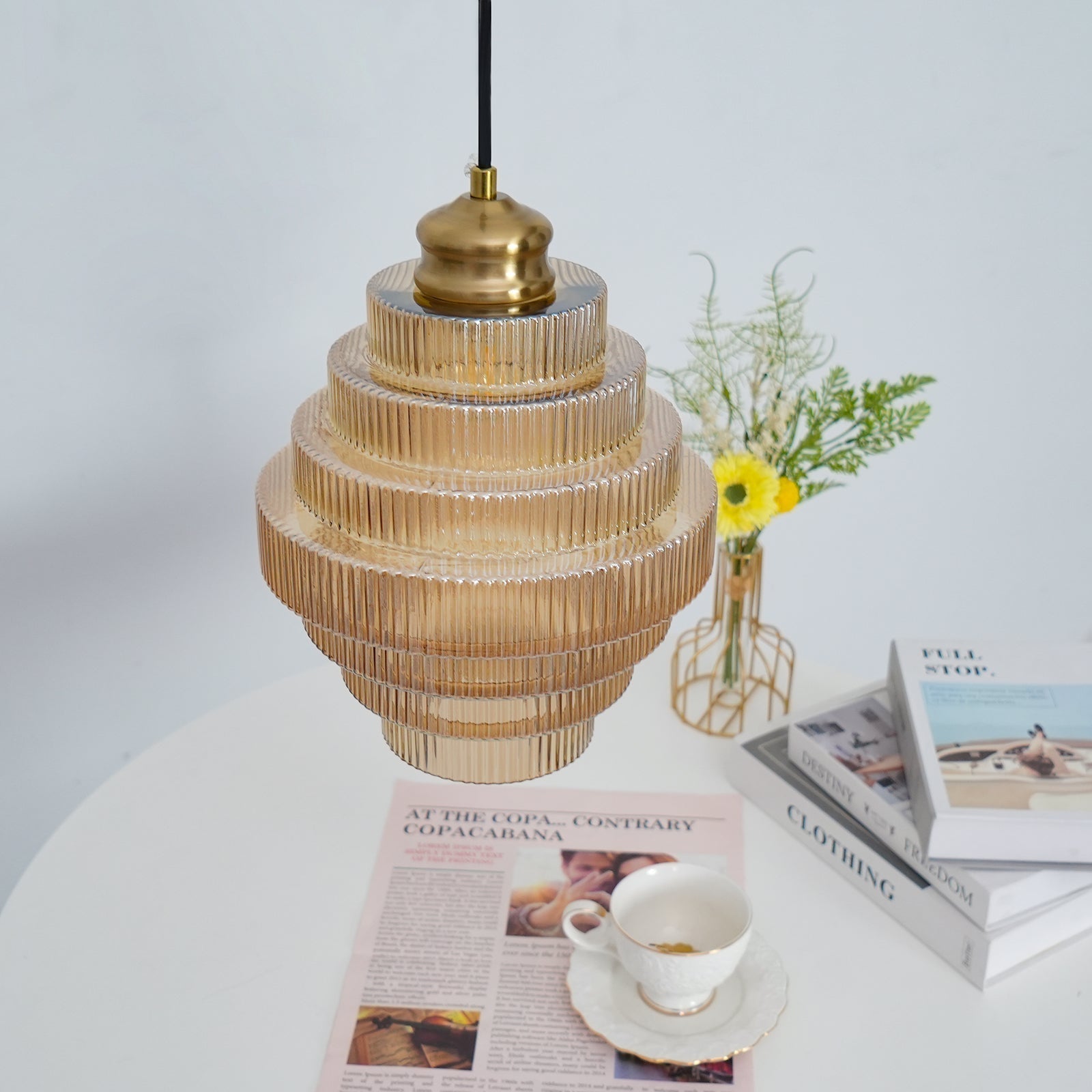 Amara Glass Pendant Lamp - Letslighting