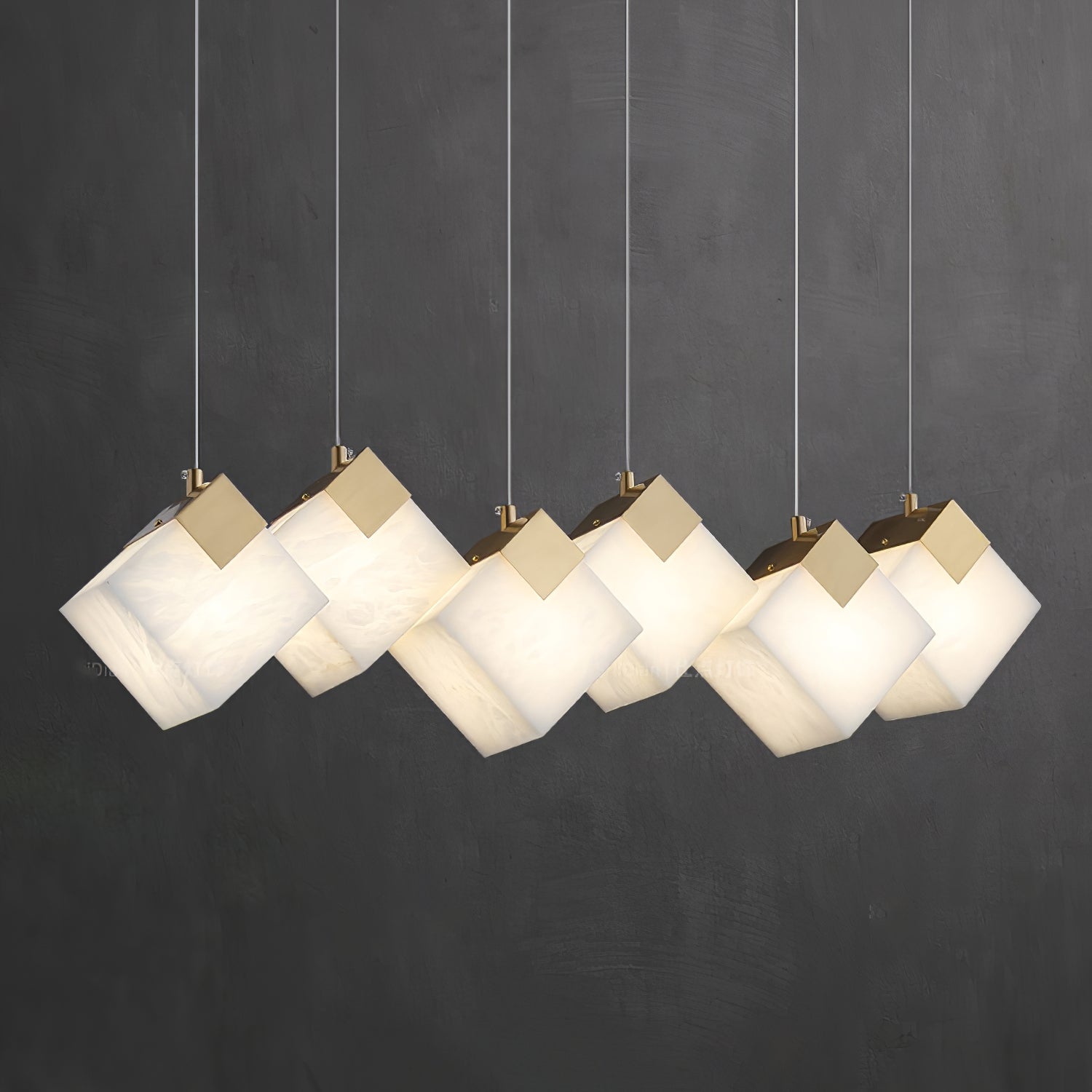 Vevariel Linear Alabaster Pendant Light - Neutralighting