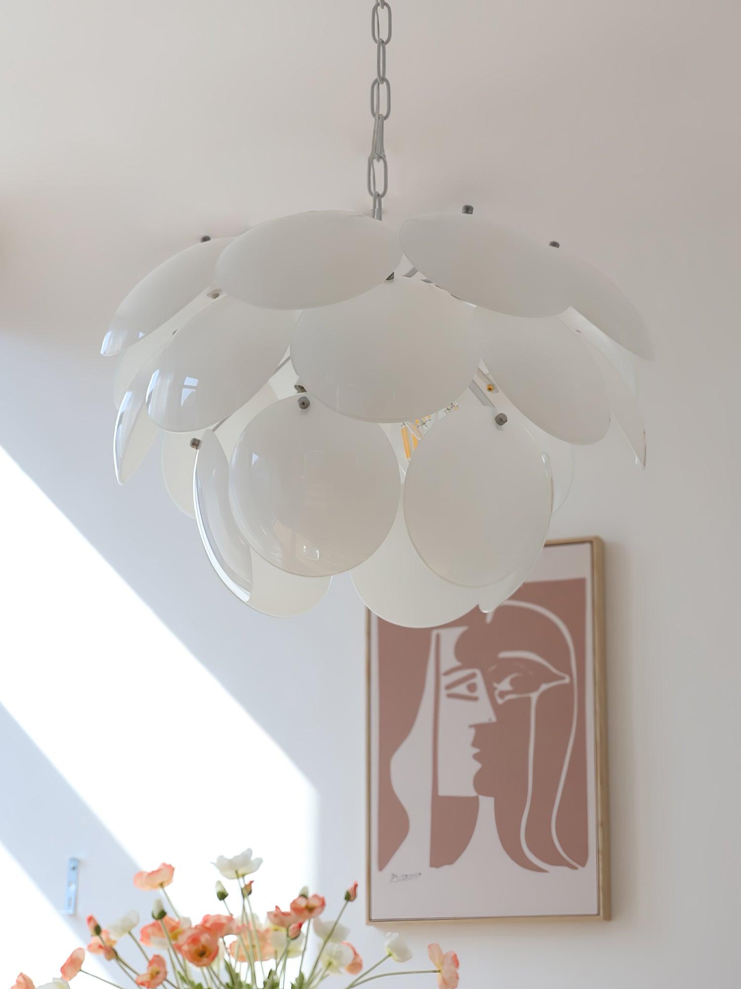 Sophia Minimalistischer Glas-Kronleuchter-Letslighting