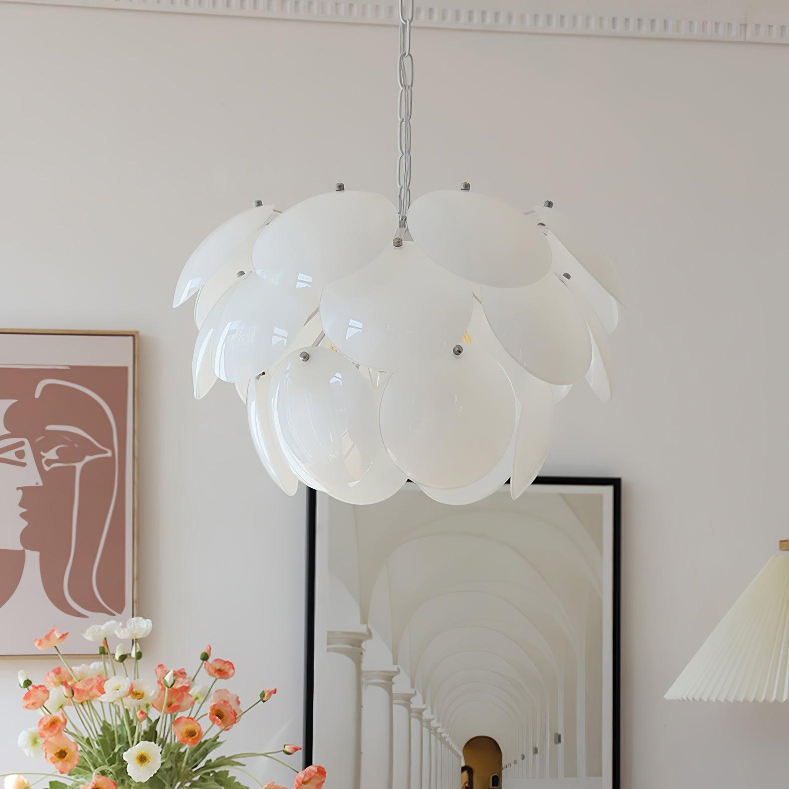 Sophia Minimalistischer Glas-Kronleuchter-Letslighting