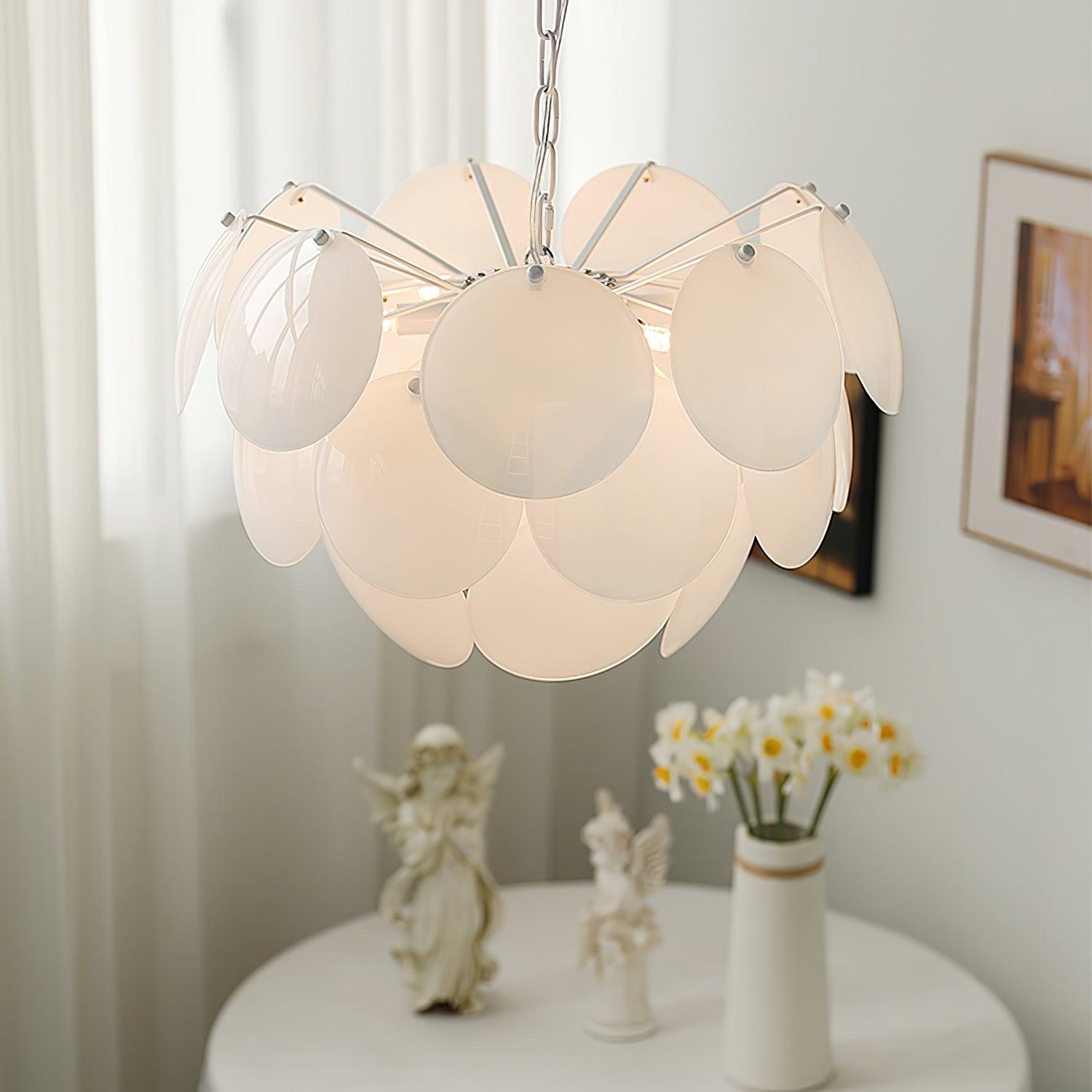 Sophia Minimalistischer Glas-Kronleuchter-Letslighting