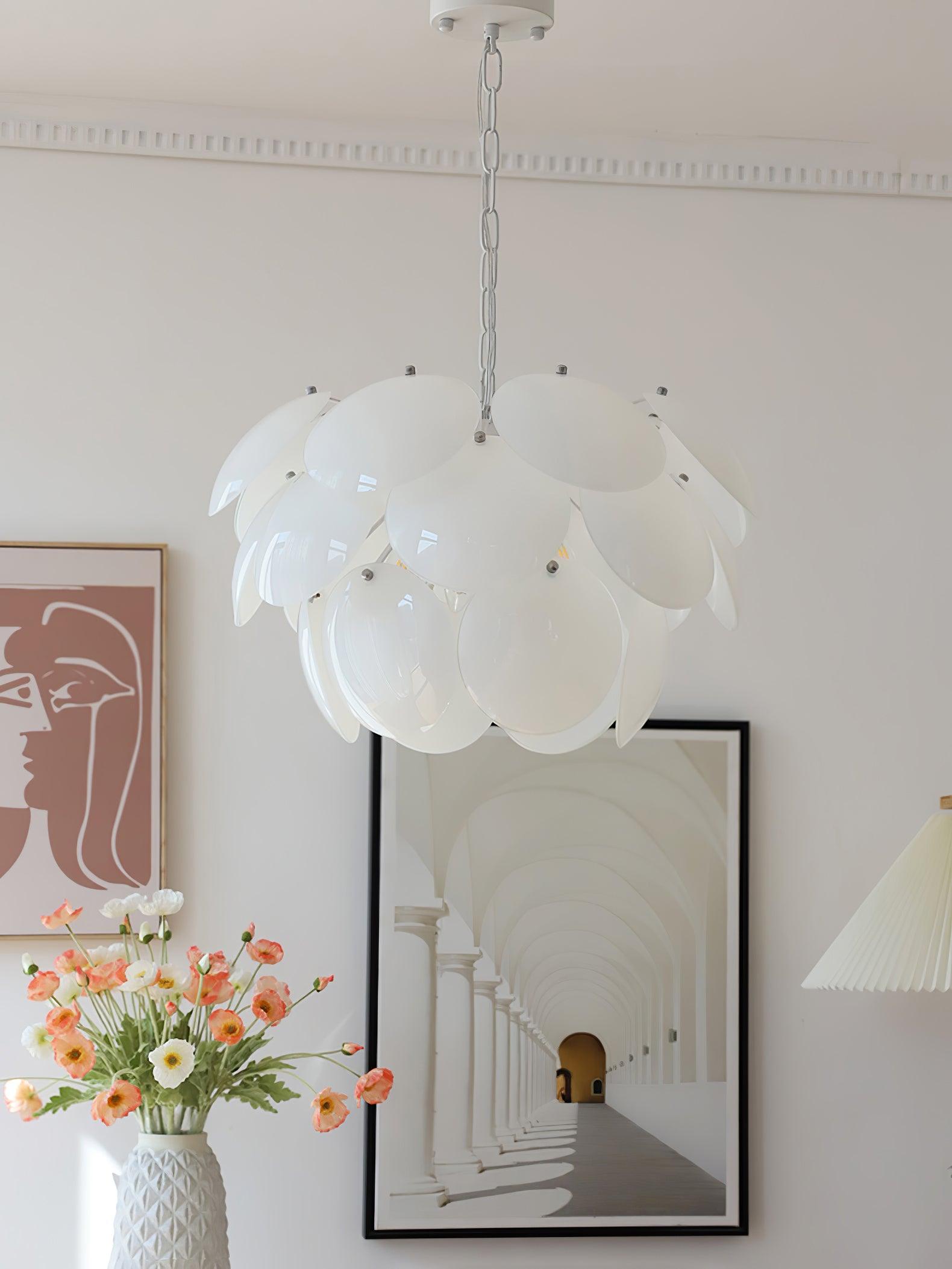 Sophia Minimalistischer Glas-Kronleuchter-Letslighting