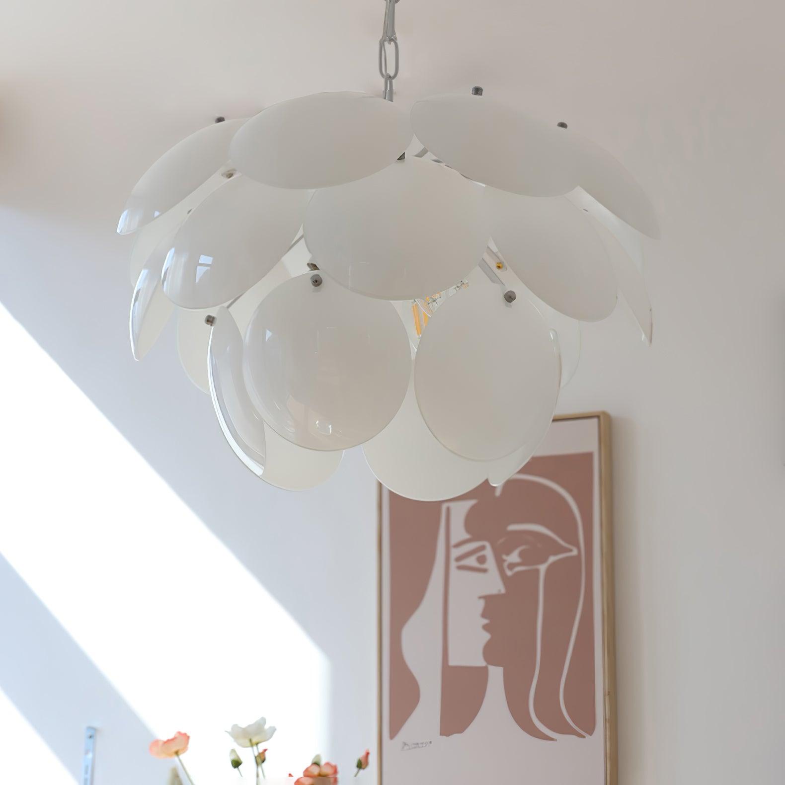 Sophia Minimalistischer Glas-Kronleuchter-Letslighting