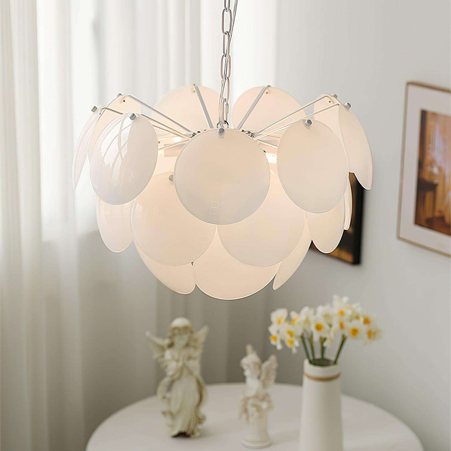 Sophia Minimalistischer Glas-Kronleuchter-Letslighting