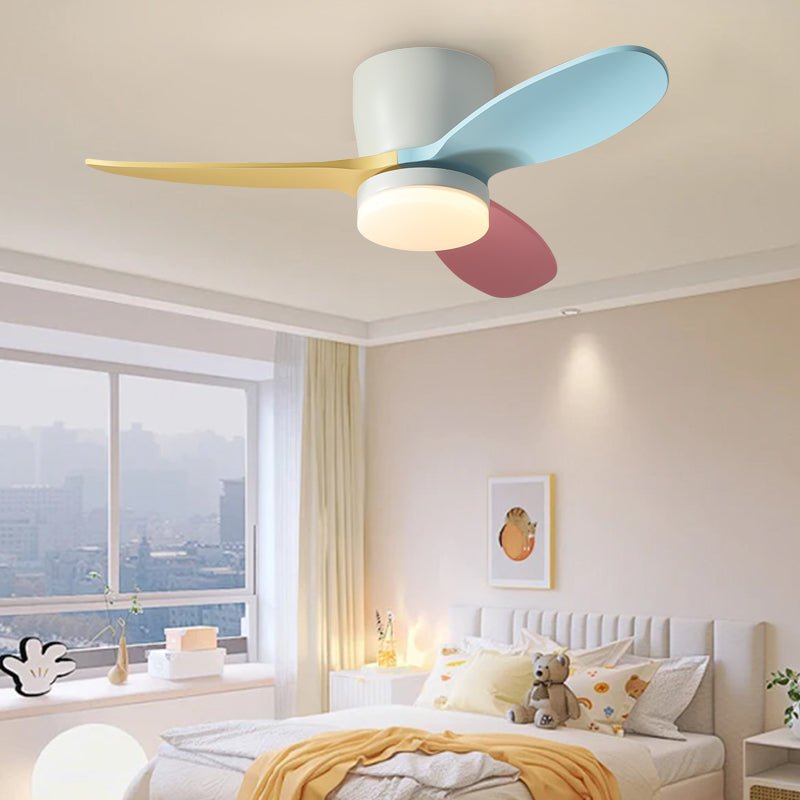 Milo Blütenblatt Deckenventilator mit Licht mit Handfernbedienung