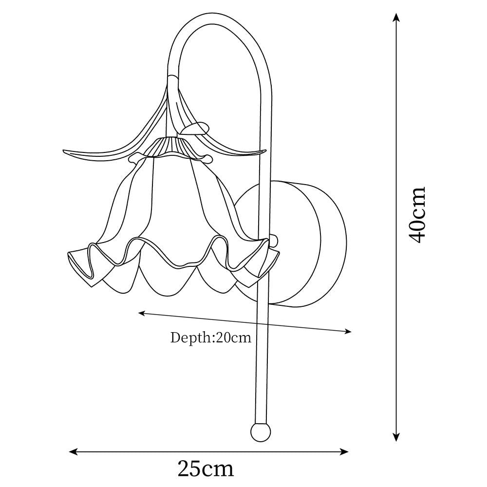 Luna Lily Flower Wall Lamp - Letslighting