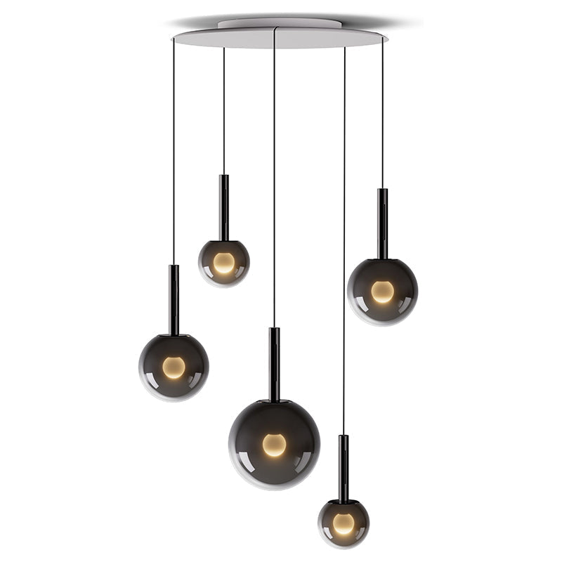 Vetheel Traditionell Wolke Glas Pendelleuchte-Letslighting