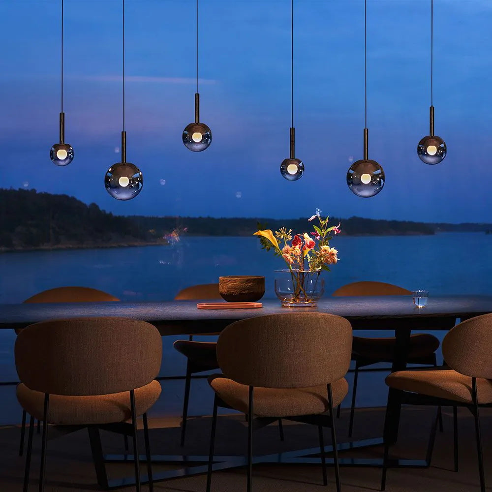 Vetheel Traditionell Wolke Glas Pendelleuchte-Letslighting