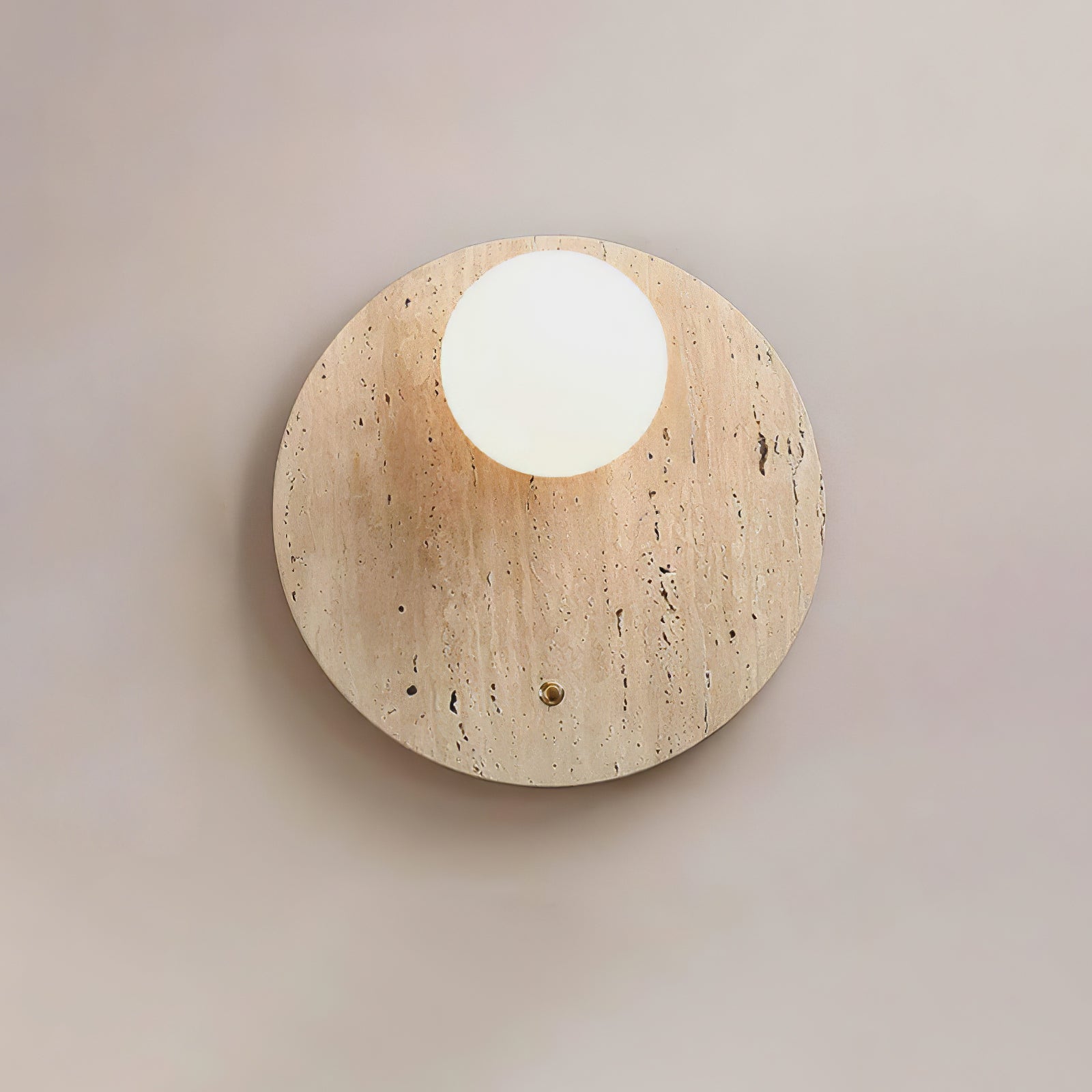 Syloryra Minimalist Travertine Wall Light - Neutralighting