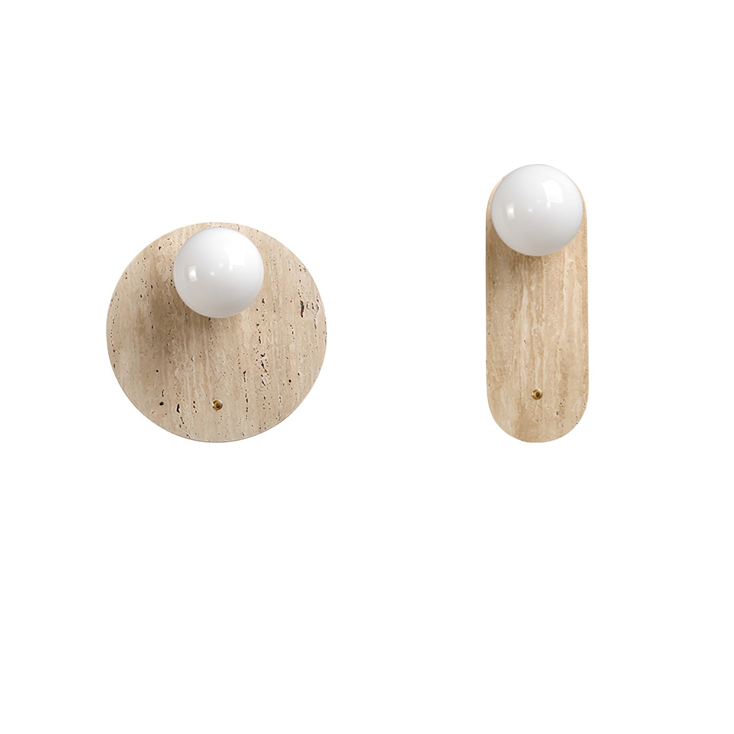 Syloryra Minimalist Travertine Wall Light - Neutralighting