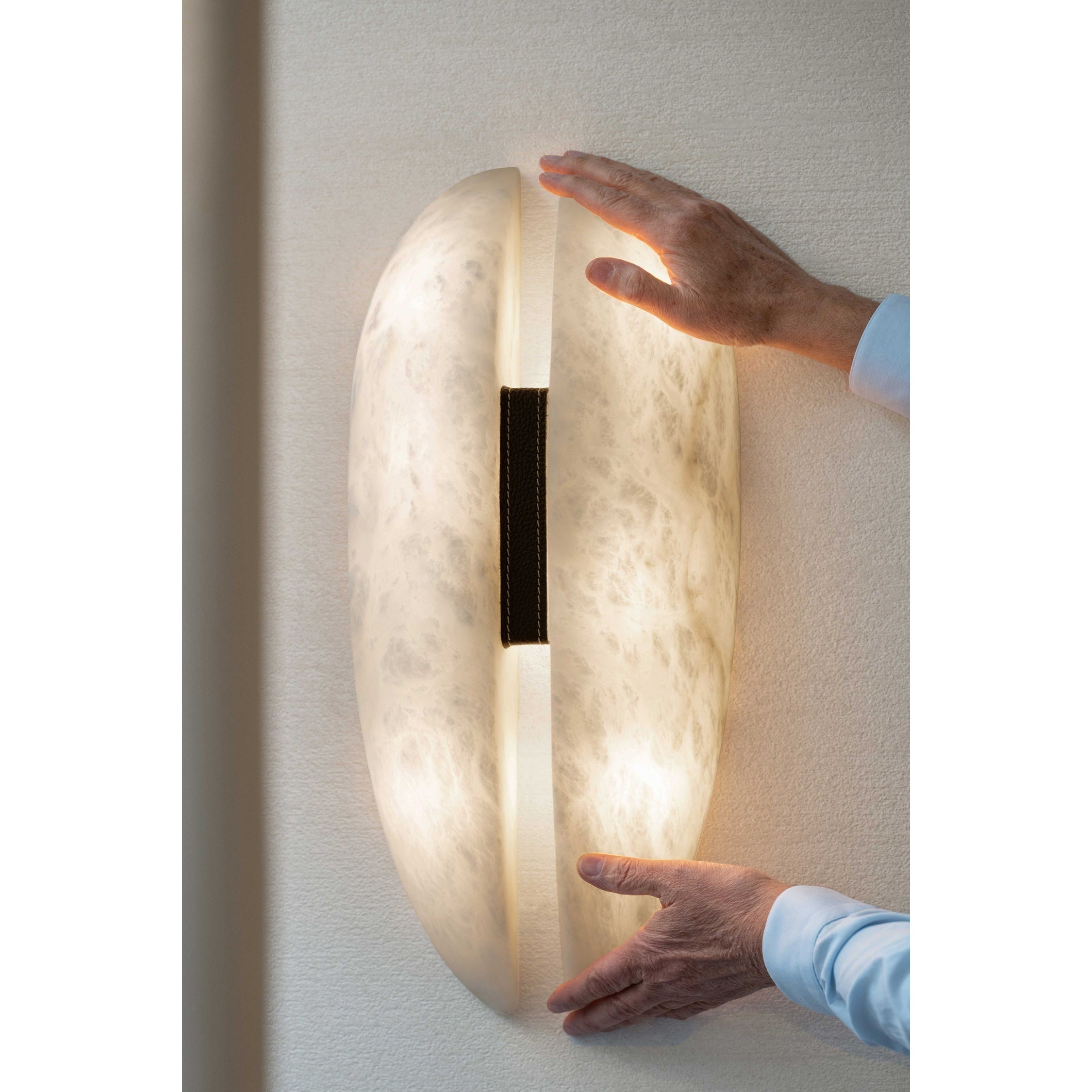 Lysilarae Premium Nordic Brass Alabaster Wall Lamp - Letslighting