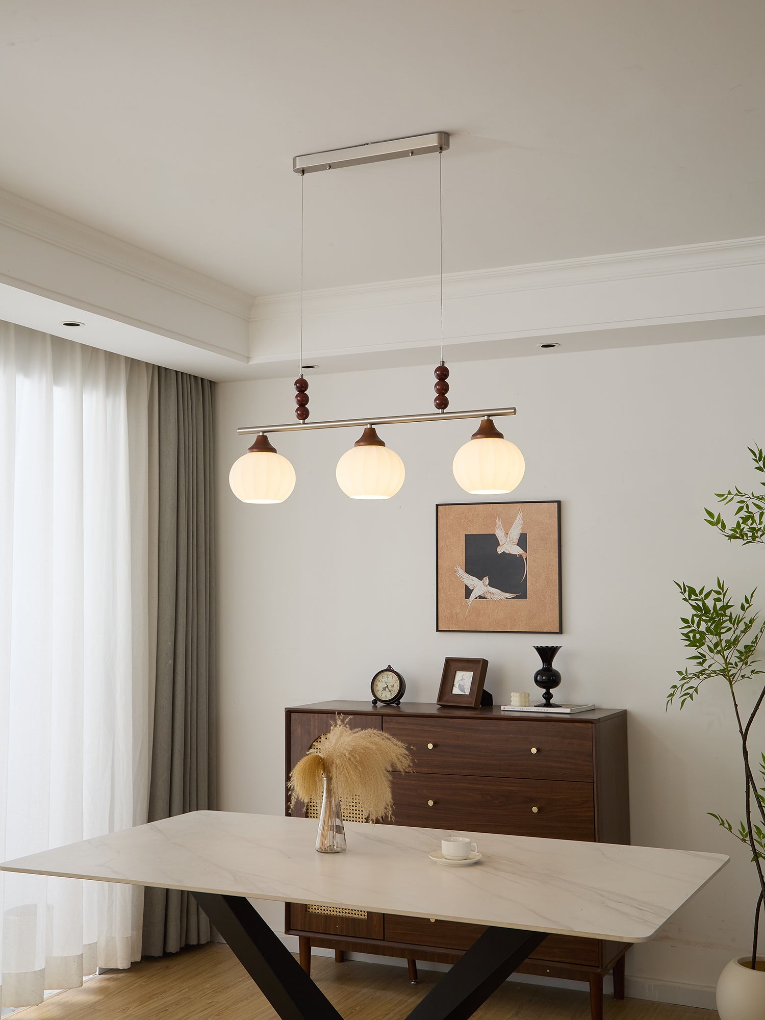 Vento Retro Glas Pendelleuchte-Letslighting