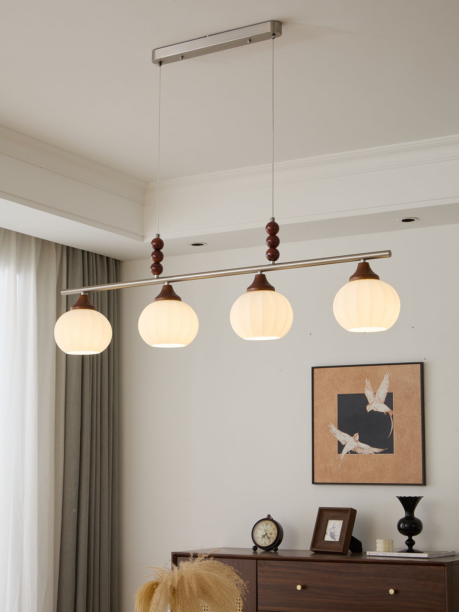 Vento Retro Glas Pendelleuchte-Letslighting
