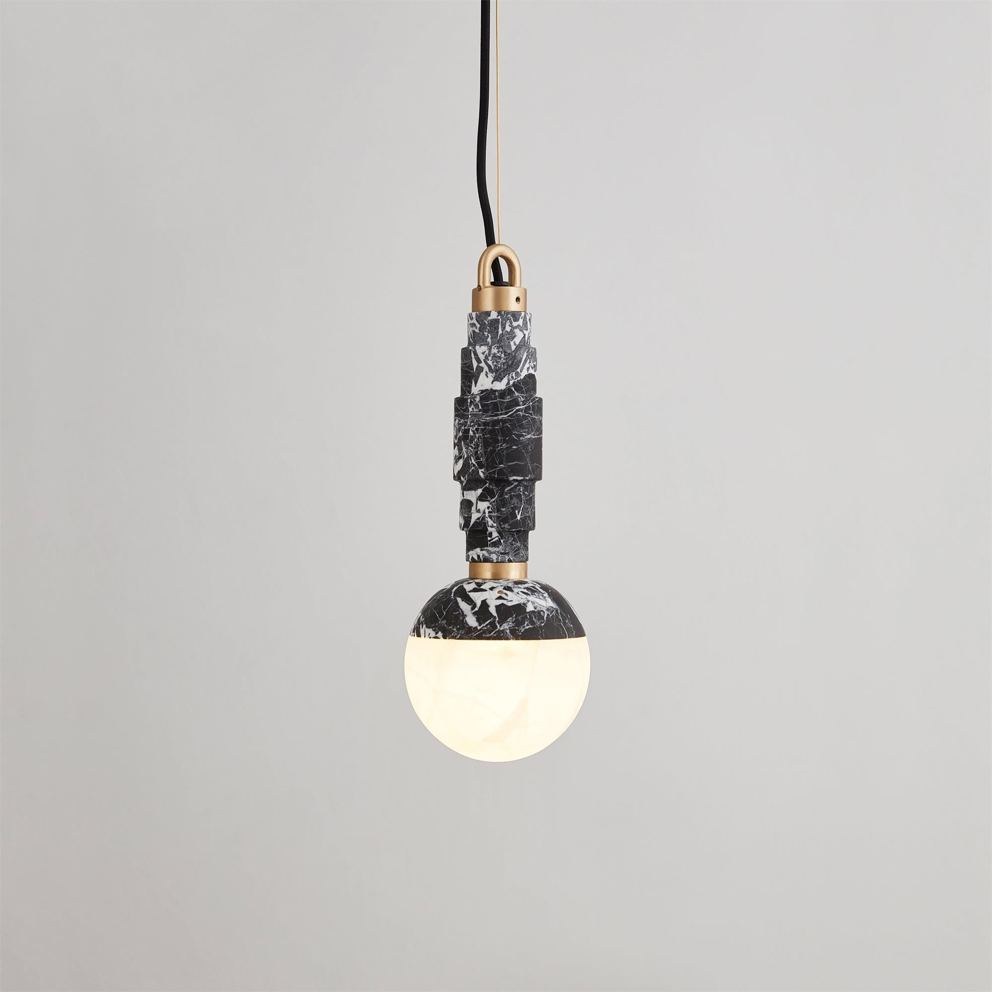 Vevinir Modern Minimalist Marble Alabaster Pendant Lamp - Letslighting