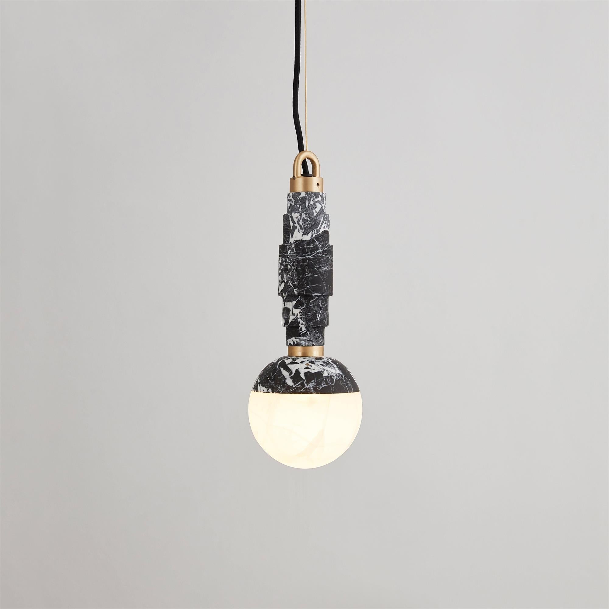 Vevinir Modern Minimalist Marble Alabaster Pendant Lamp - Letslighting