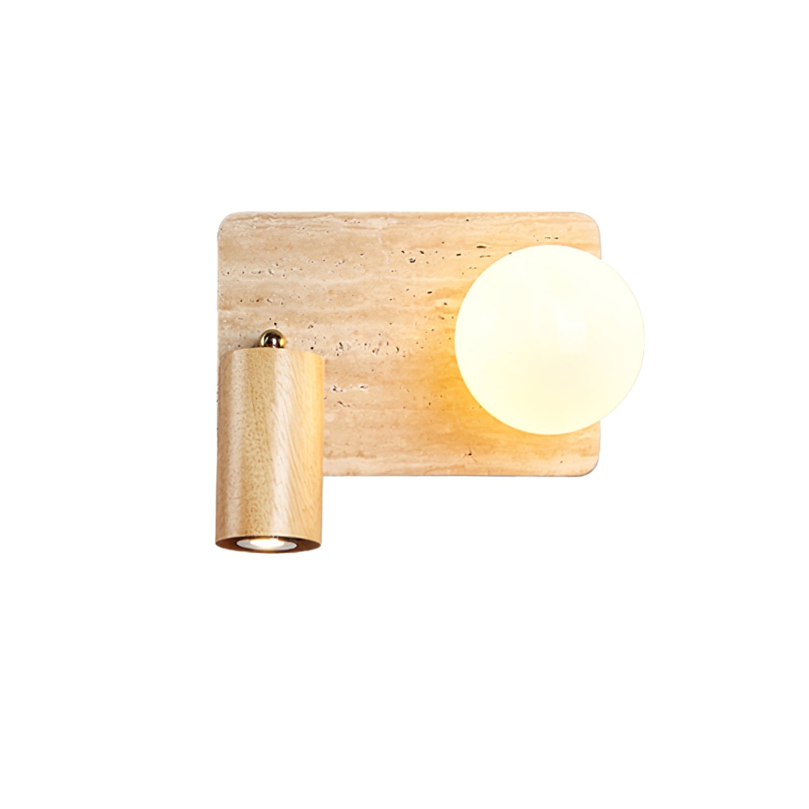 Armara Travertine Disc Wall Light - Neutralighting