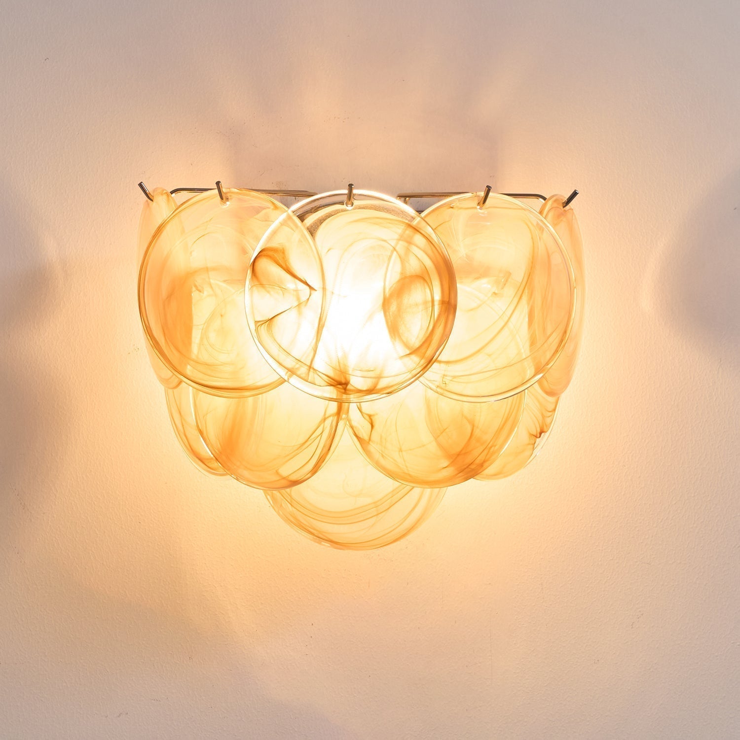 Aurora Wall Lamp Murano Glass Disc Artistic - Blowlighting