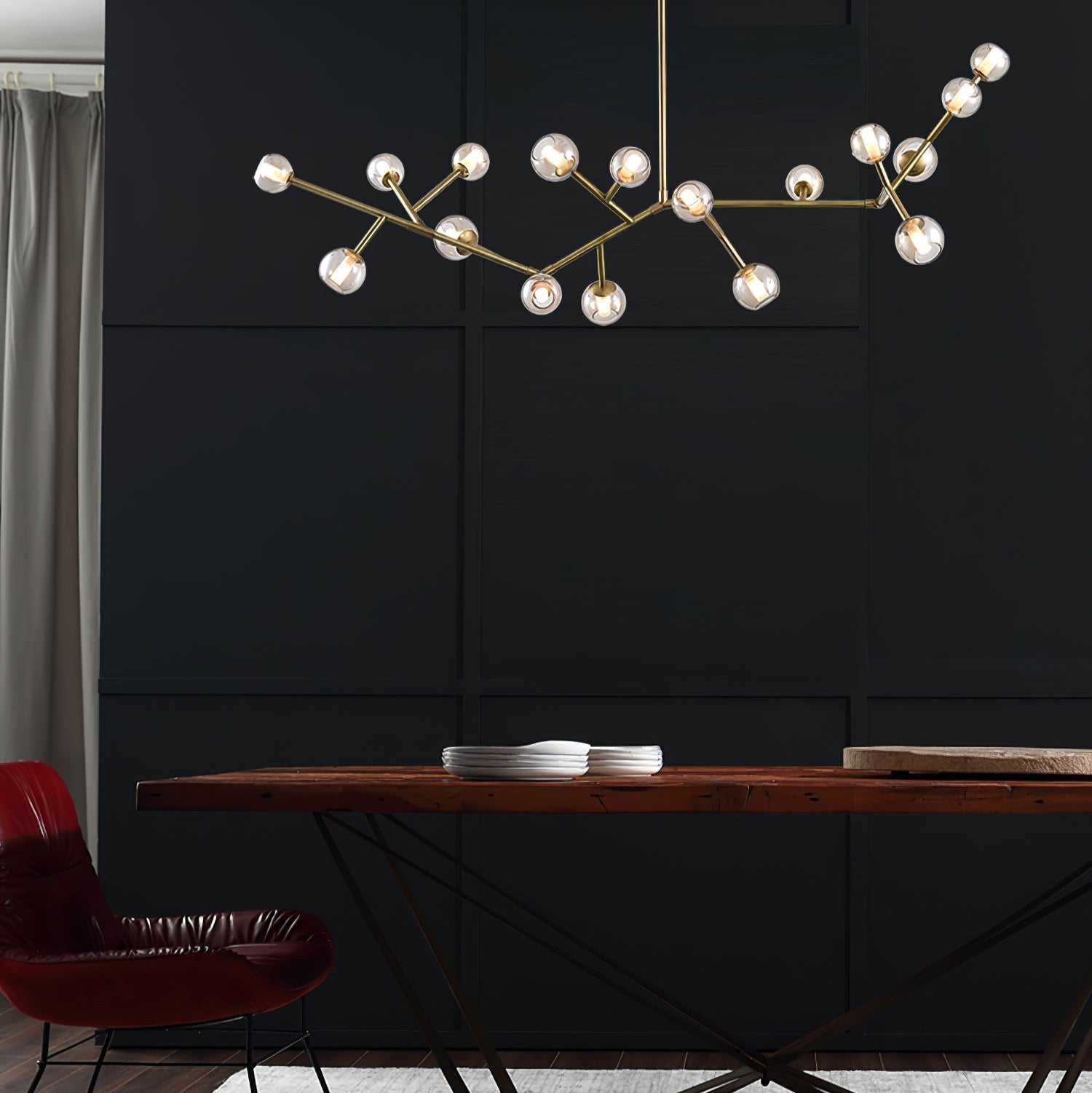 Colton Luxus-Kronleuchter aus Metall-Letslighting