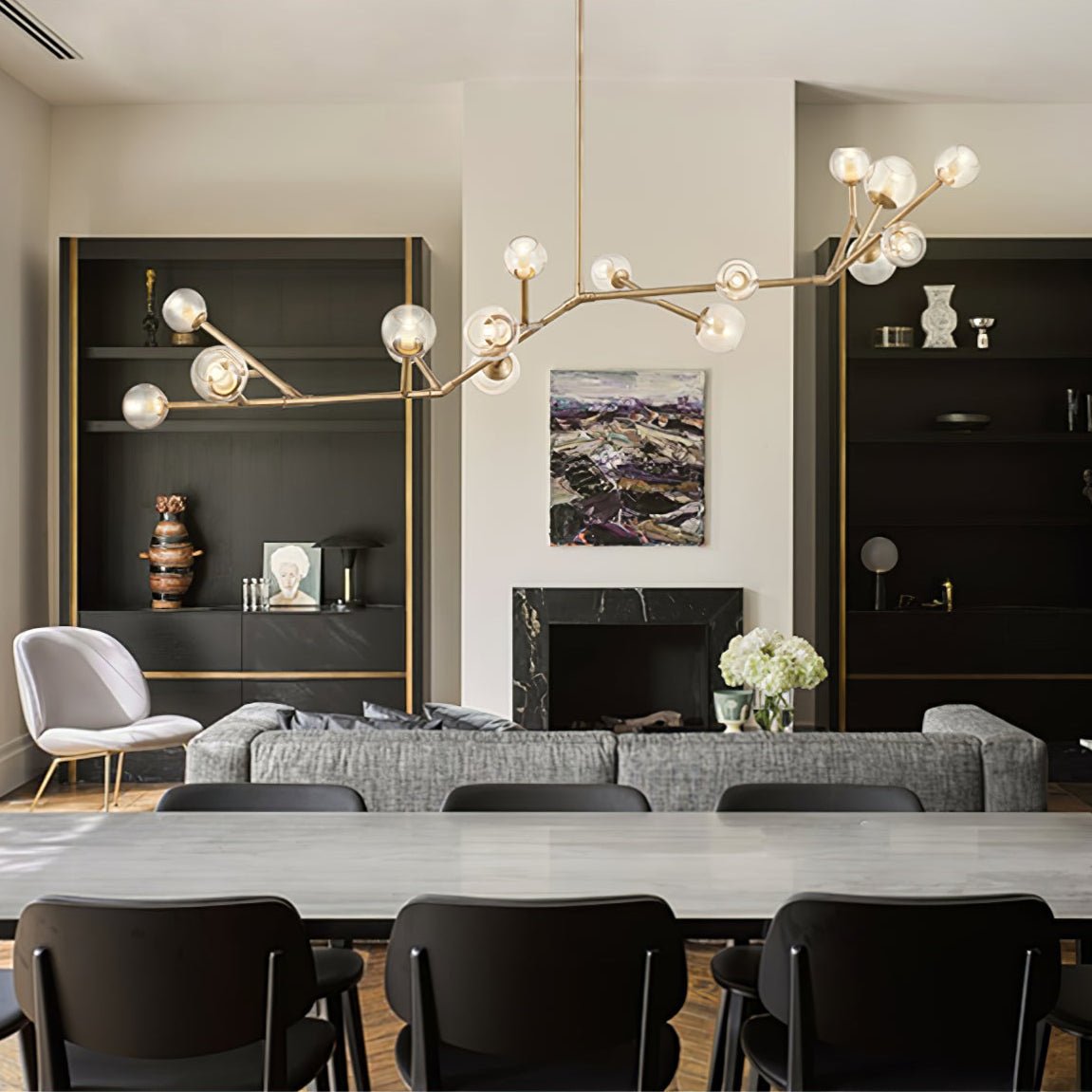 Colton Luxus-Kronleuchter aus Metall-Letslighting