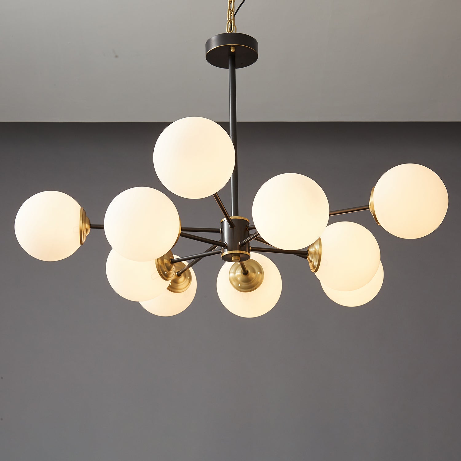 Catalos Moderner Premium-Kronleuchter aus Messing und Glas-Letslighting