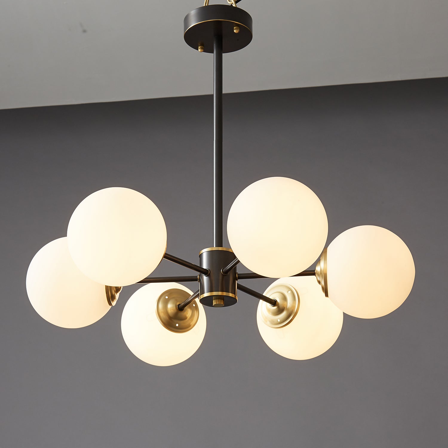 Catalos Moderner Premium-Kronleuchter aus Messing und Glas-Letslighting