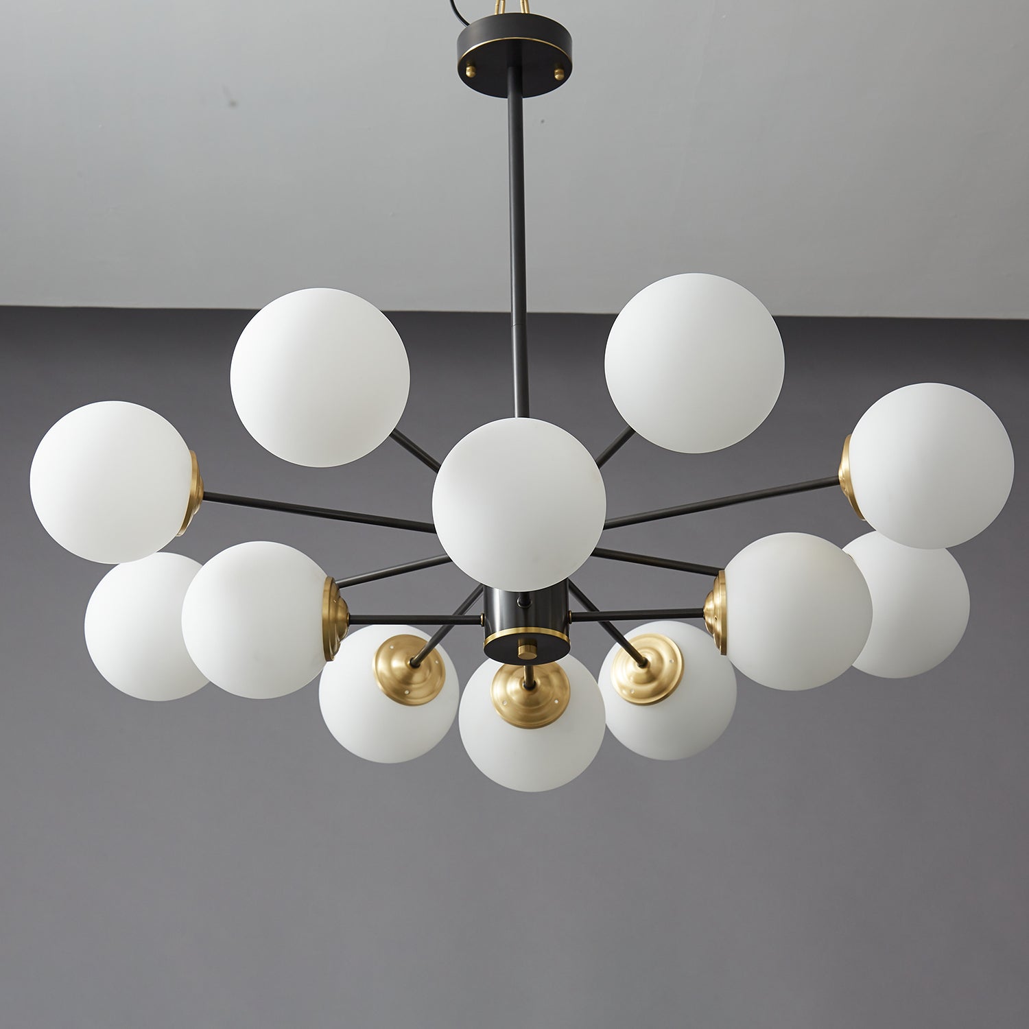 Catalos Moderner Premium-Kronleuchter aus Messing und Glas-Letslighting