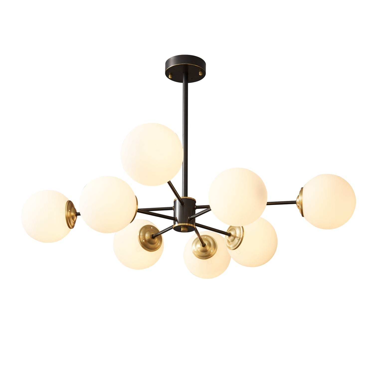 Catalos Moderner Premium-Kronleuchter aus Messing und Glas-Letslighting