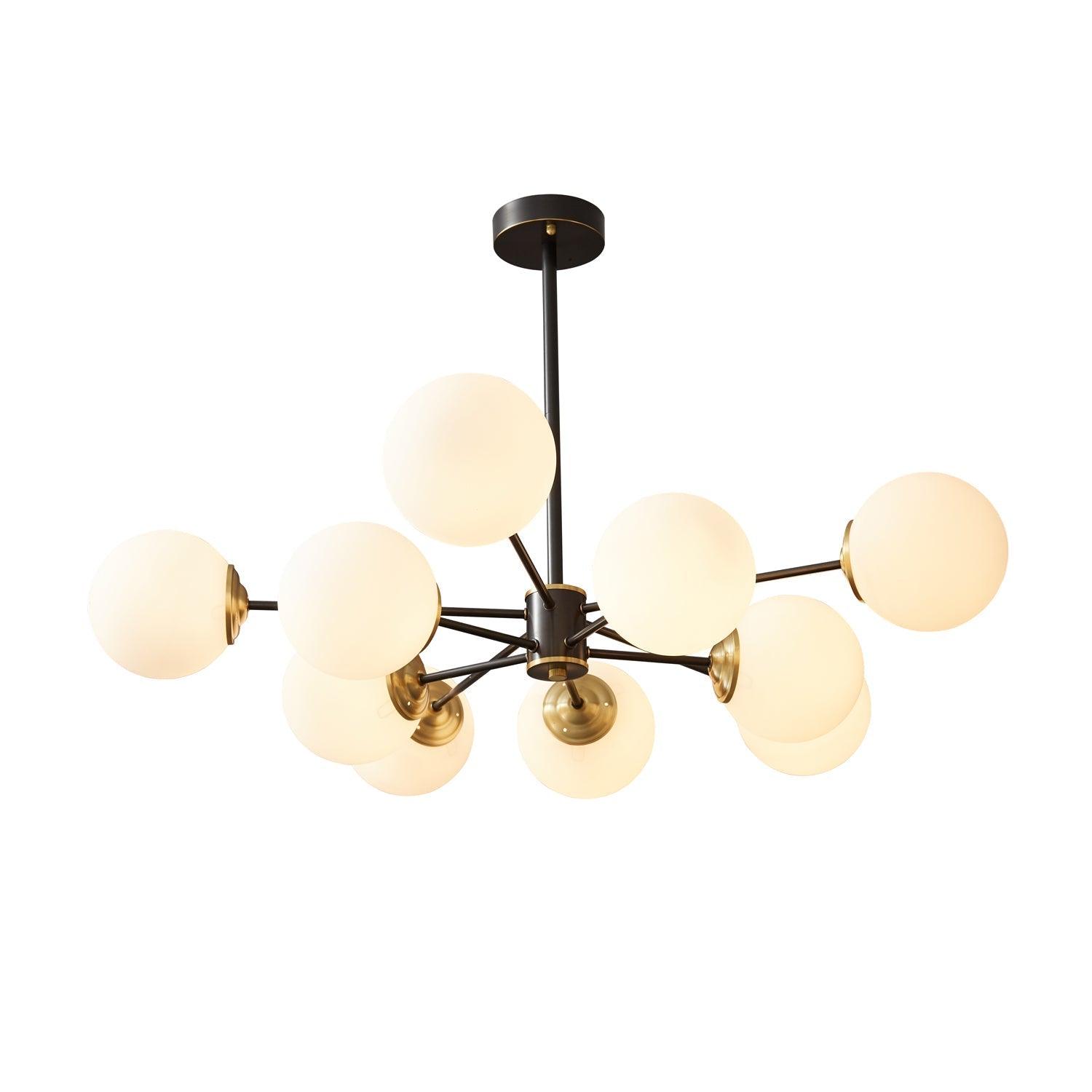 Catalos Moderner Premium-Kronleuchter aus Messing und Glas-Letslighting