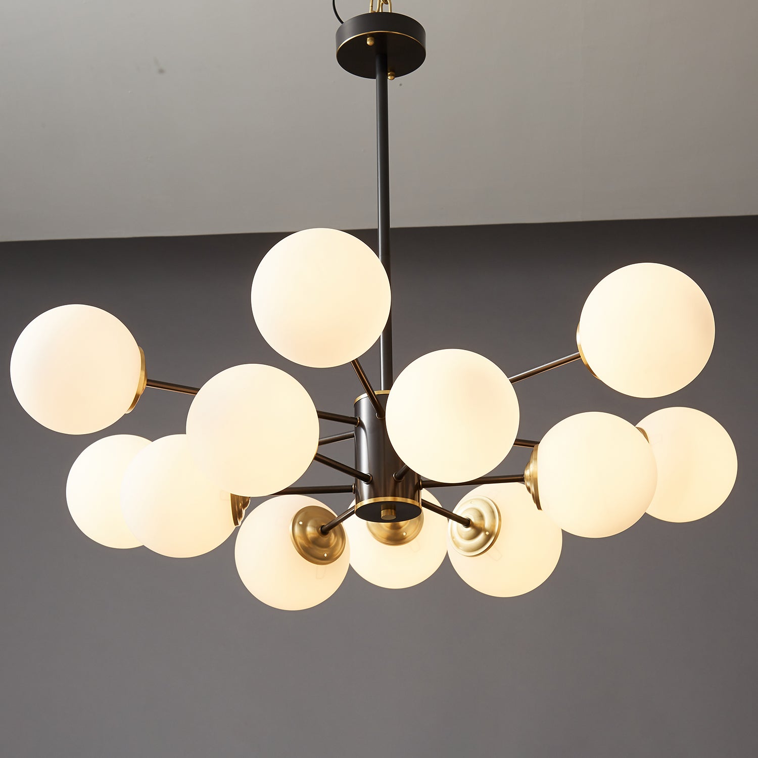 Catalos Moderner Premium-Kronleuchter aus Messing und Glas-Letslighting