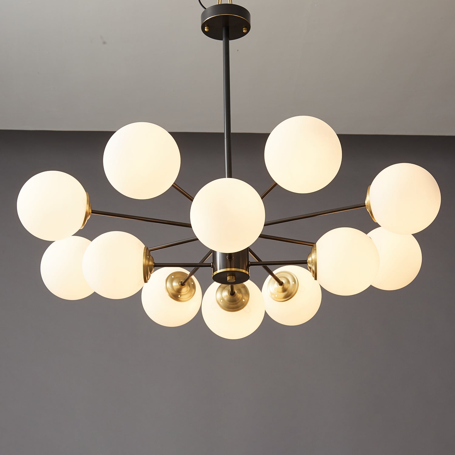 Catalos Moderner Premium-Kronleuchter aus Messing und Glas-Letslighting