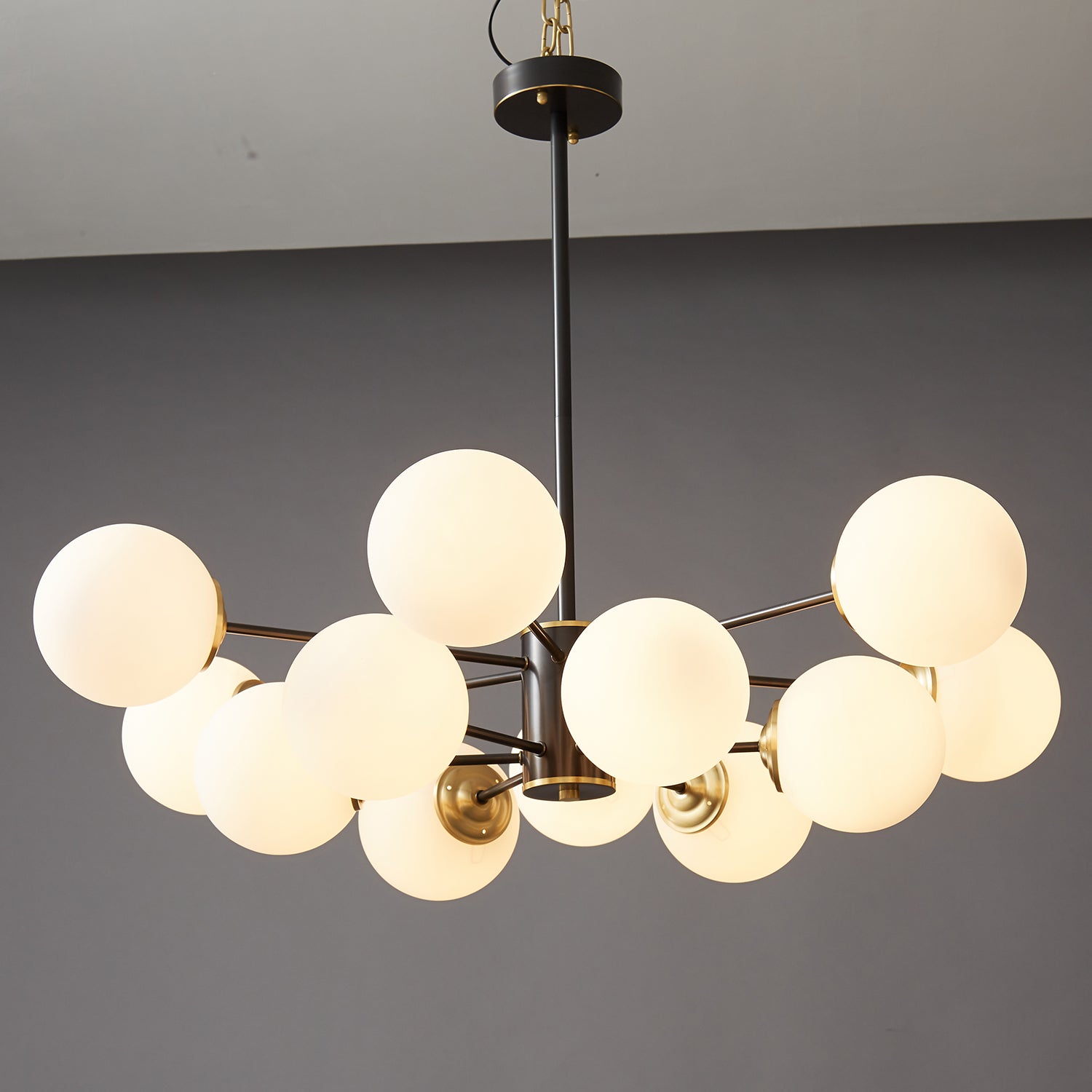 Catalos Moderner Premium-Kronleuchter aus Messing und Glas-Letslighting