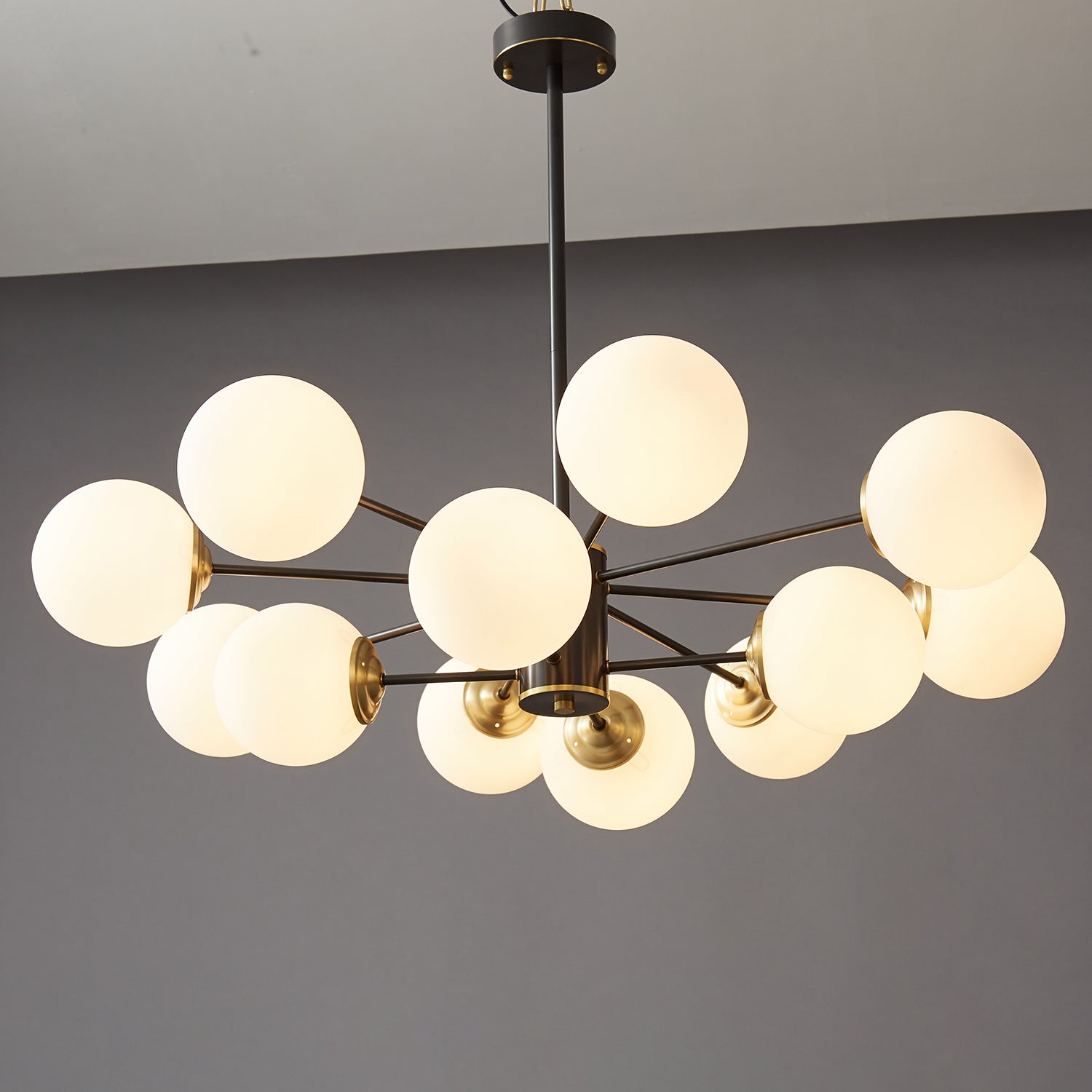 Catalos Moderner Premium-Kronleuchter aus Messing und Glas-Letslighting