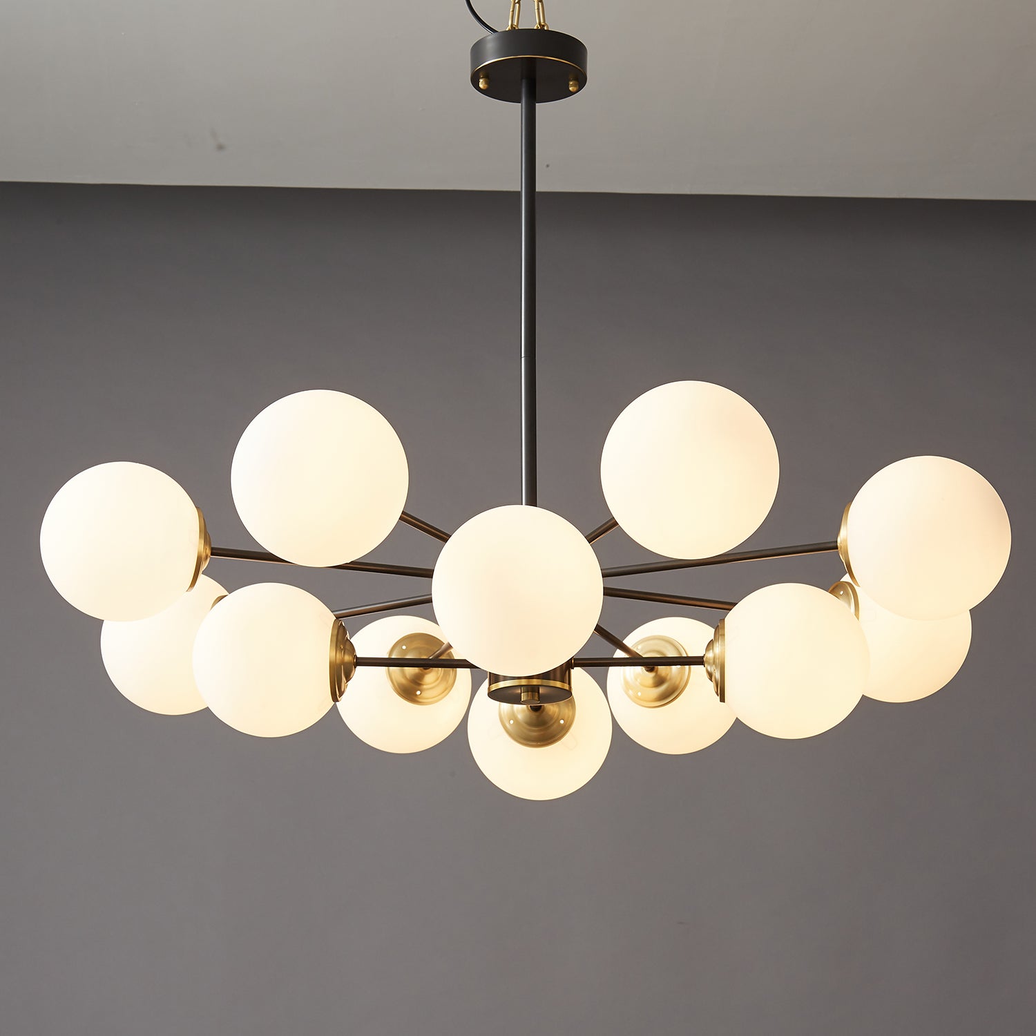 Catalos Moderner Premium-Kronleuchter aus Messing und Glas-Letslighting