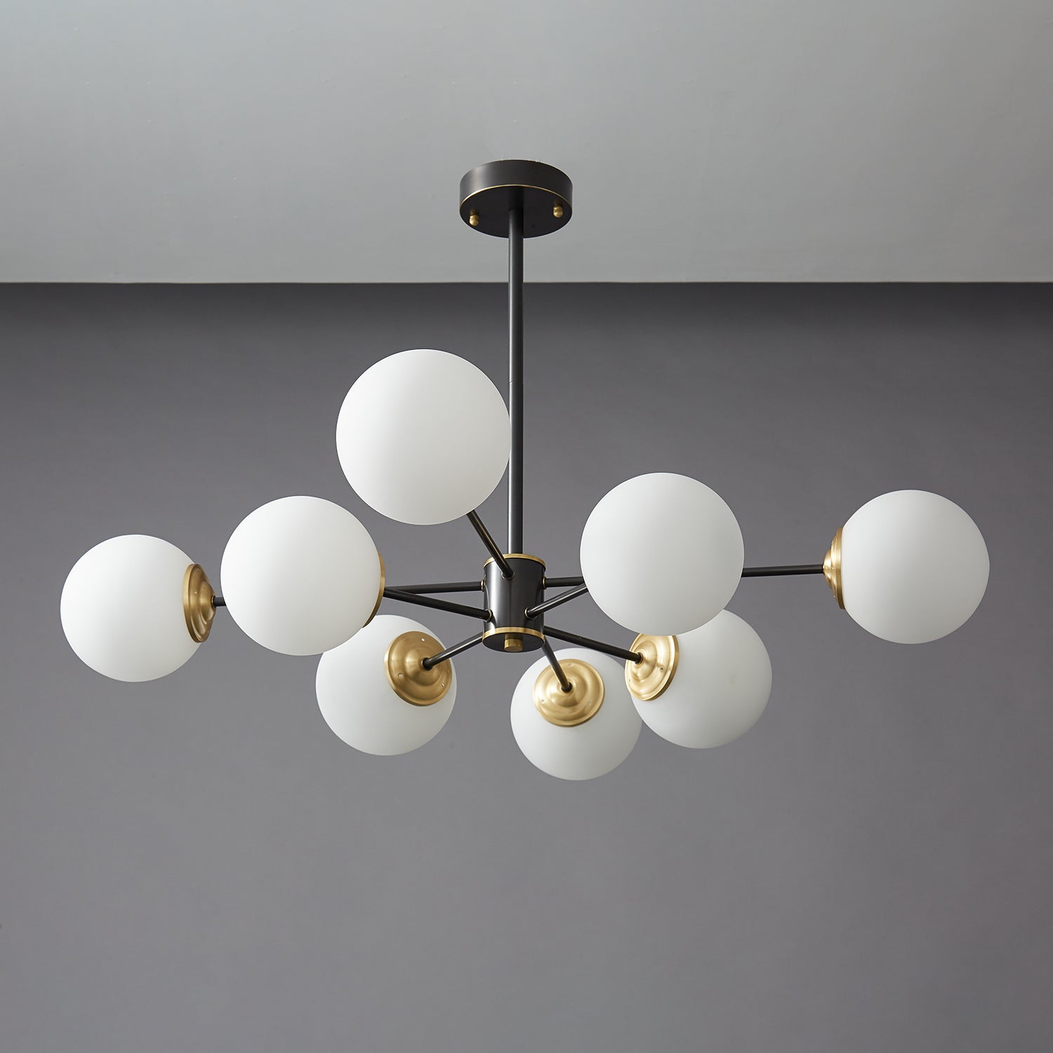 Catalos Moderner Premium-Kronleuchter aus Messing und Glas-Letslighting