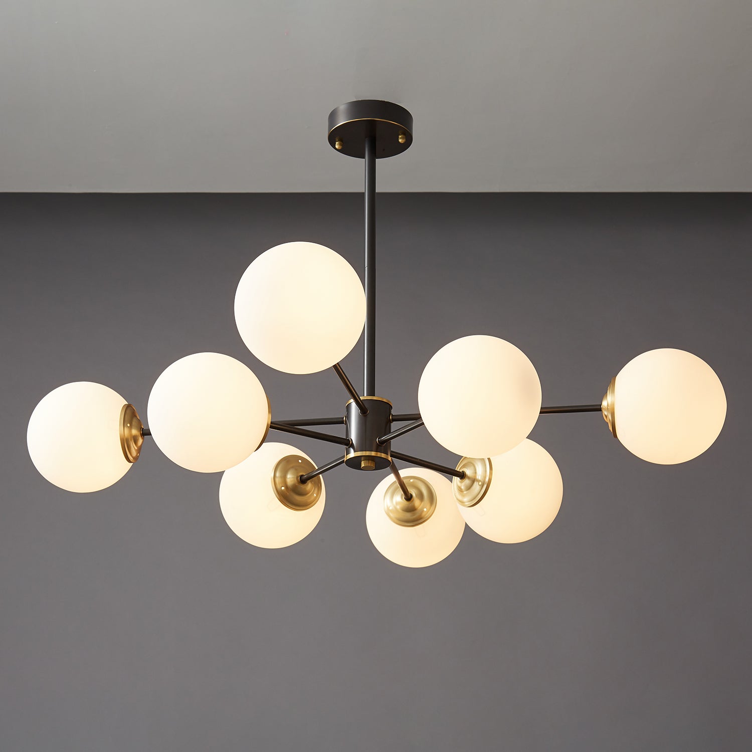 Catalos Moderner Premium-Kronleuchter aus Messing und Glas-Letslighting